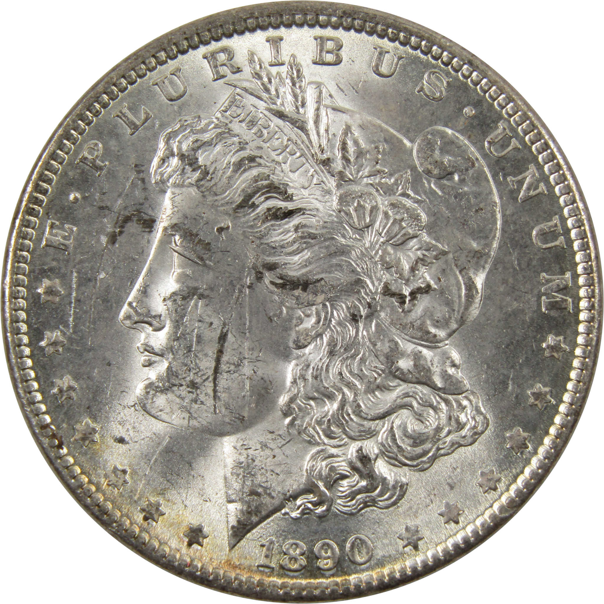 1890 Morgan Dollar Uncirculated Details 90% Silver $1 Coin SKU:I9877 - Morgan coin - Morgan silver dollar - Morgan silver dollar for sale - Profile Coins &amp; Collectibles
