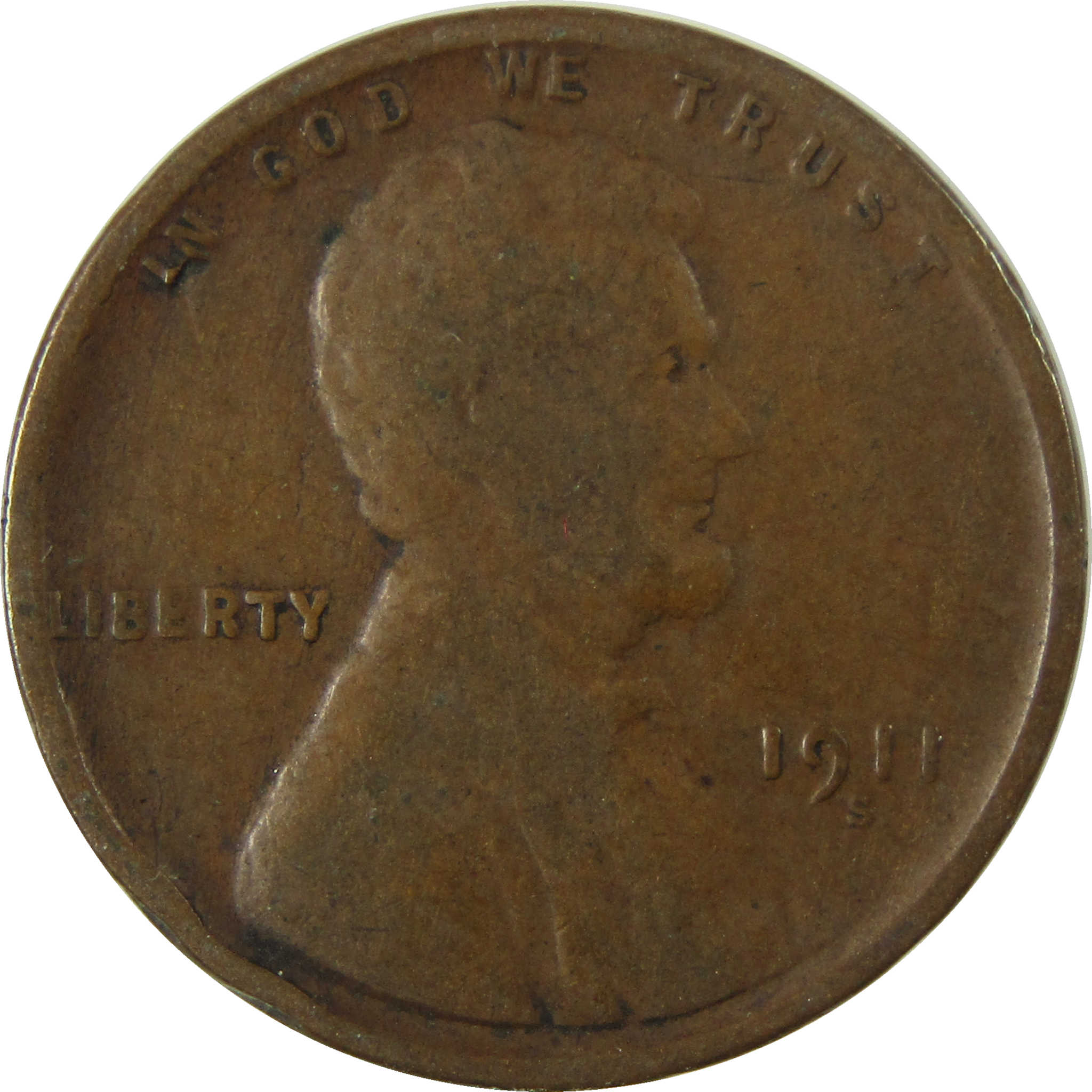 1911 S Lincoln Wheat Cent G Good Penny 1c Coin SKU:I27667