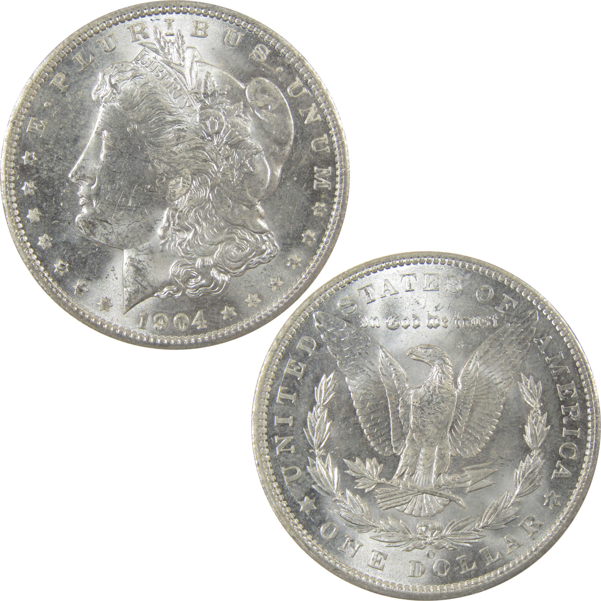 1904 O Morgan Silver Dollar Uncirculated Mint State $1 Coin SKU:I23520 - Morgan coin - Morgan silver dollar - Morgan silver dollar for sale - Profile Coins &amp; Collectibles