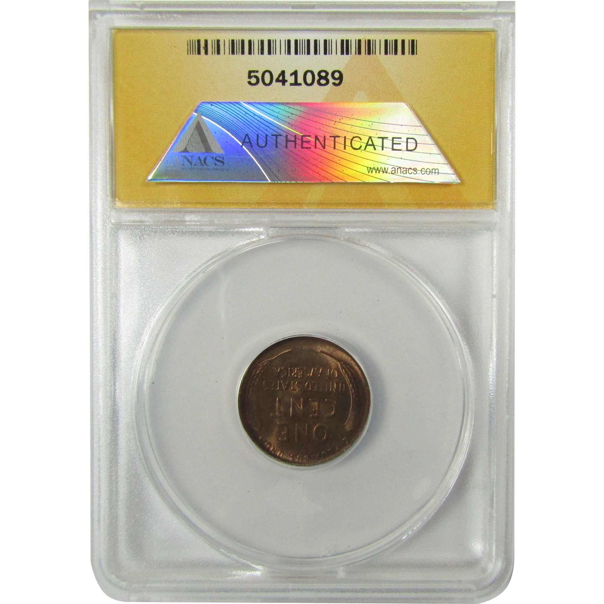 1930 Lincoln Wheat Cent MS 62 RB ANACS Uncirculated Penny SKU:I28440
