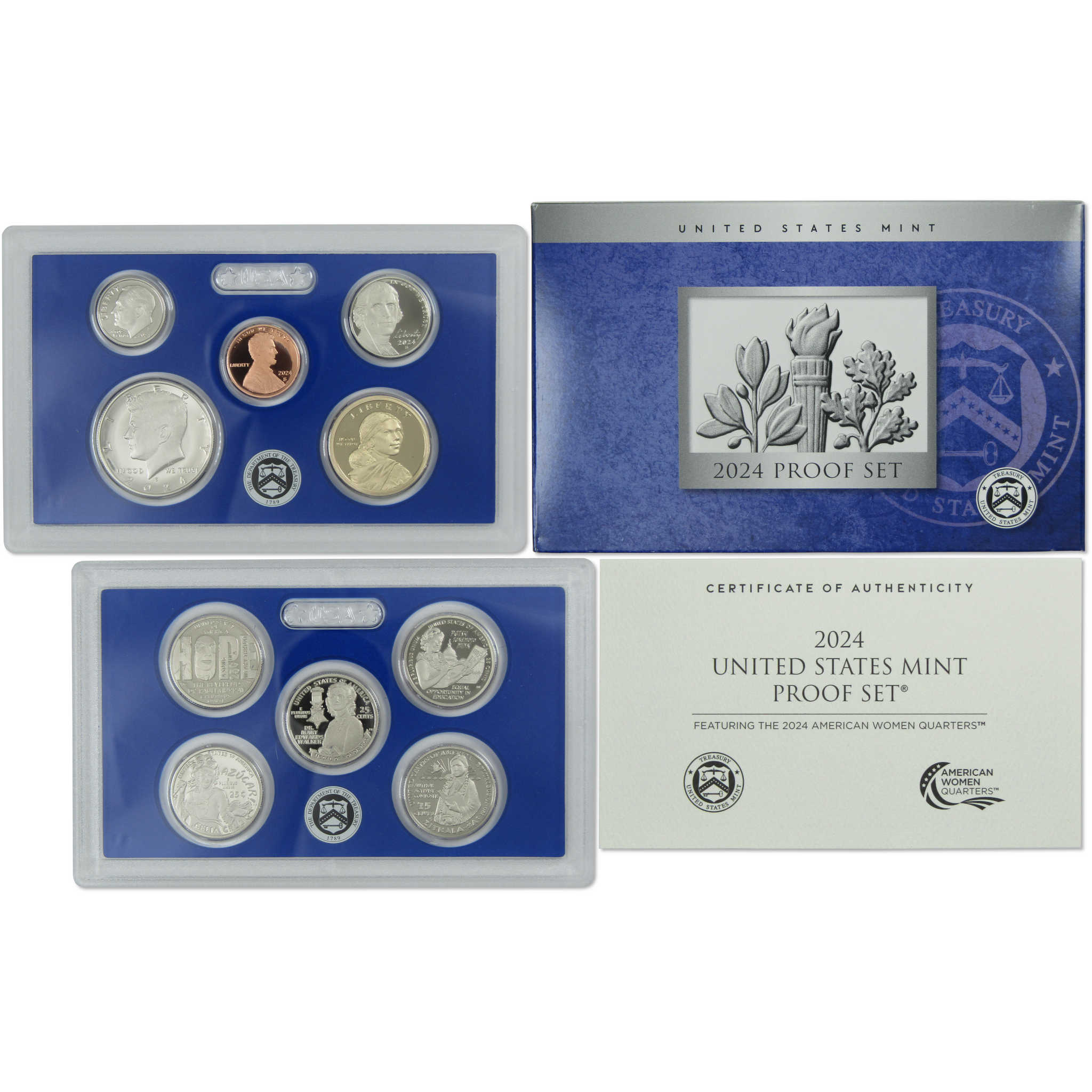 2024 Clad Proof Set U.S. Mint Original Government Packaging OGP COA