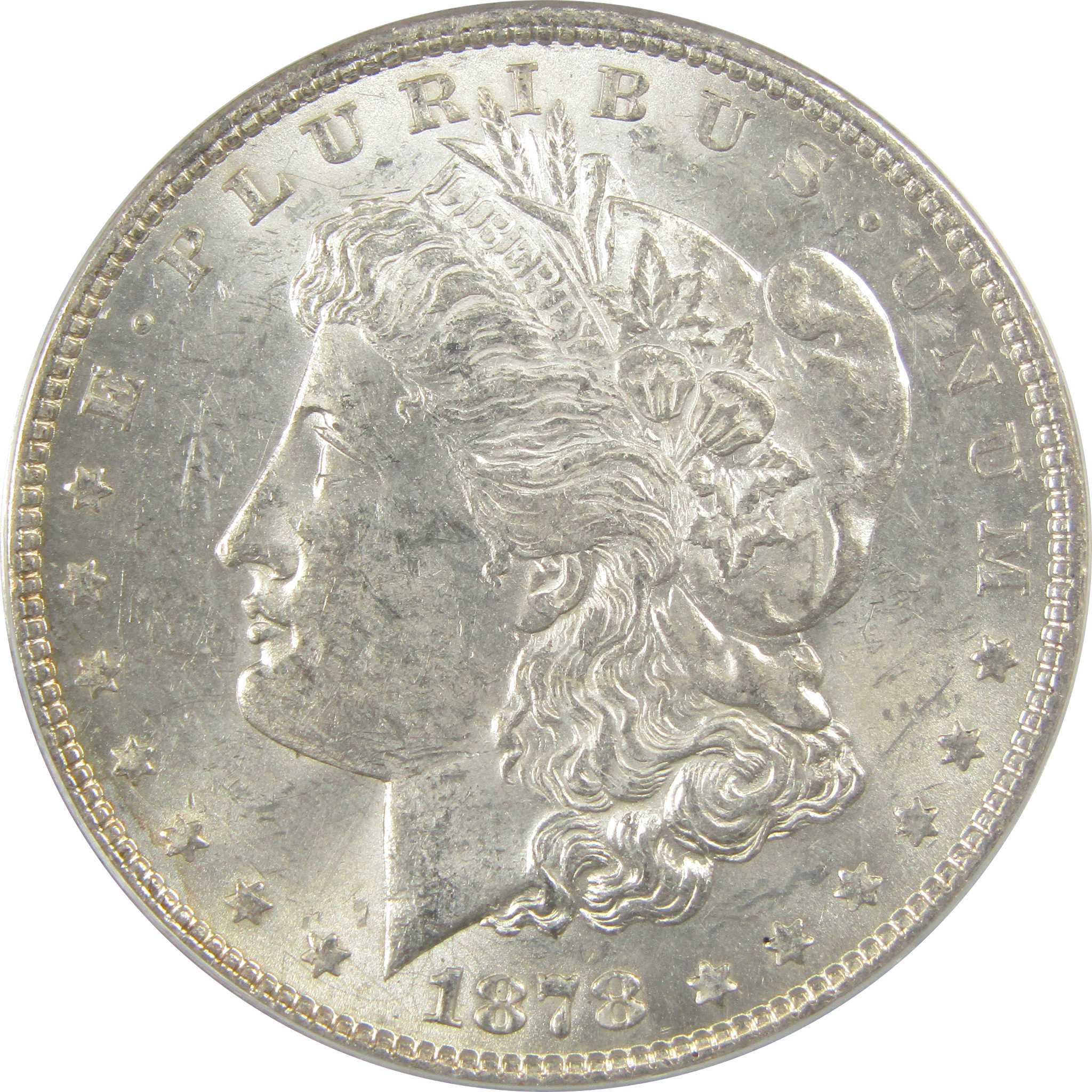 1878 7/8TF VAM-37 Morgan Dollar MS 62 ANACS Silver $1 Coin SKU:I21916 - Morgan coin - Morgan silver dollar - Morgan silver dollar for sale - Profile Coins &amp; Collectibles