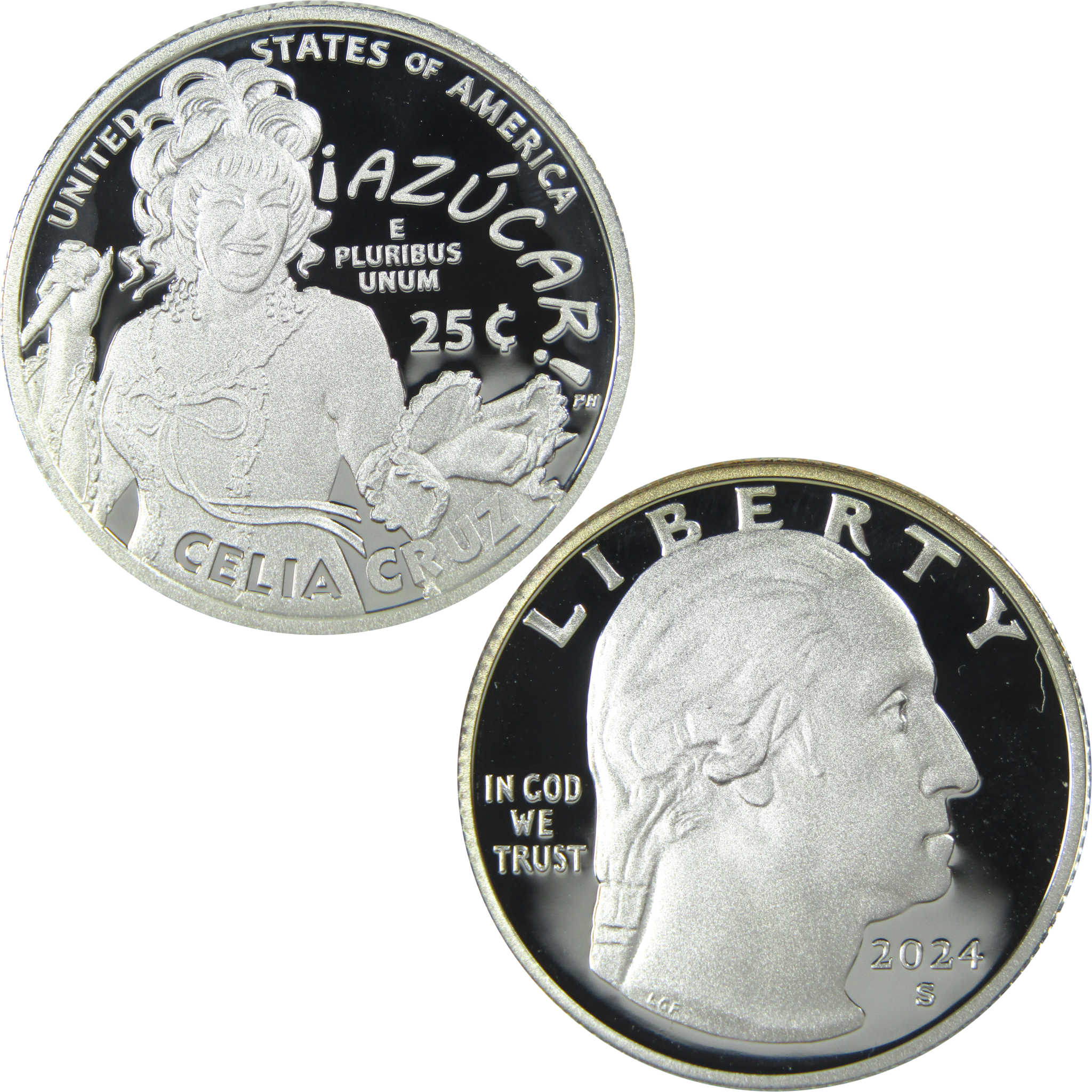 2024 S Celia Cruz American Women Quarter .999 Silver 25c Proof Coin