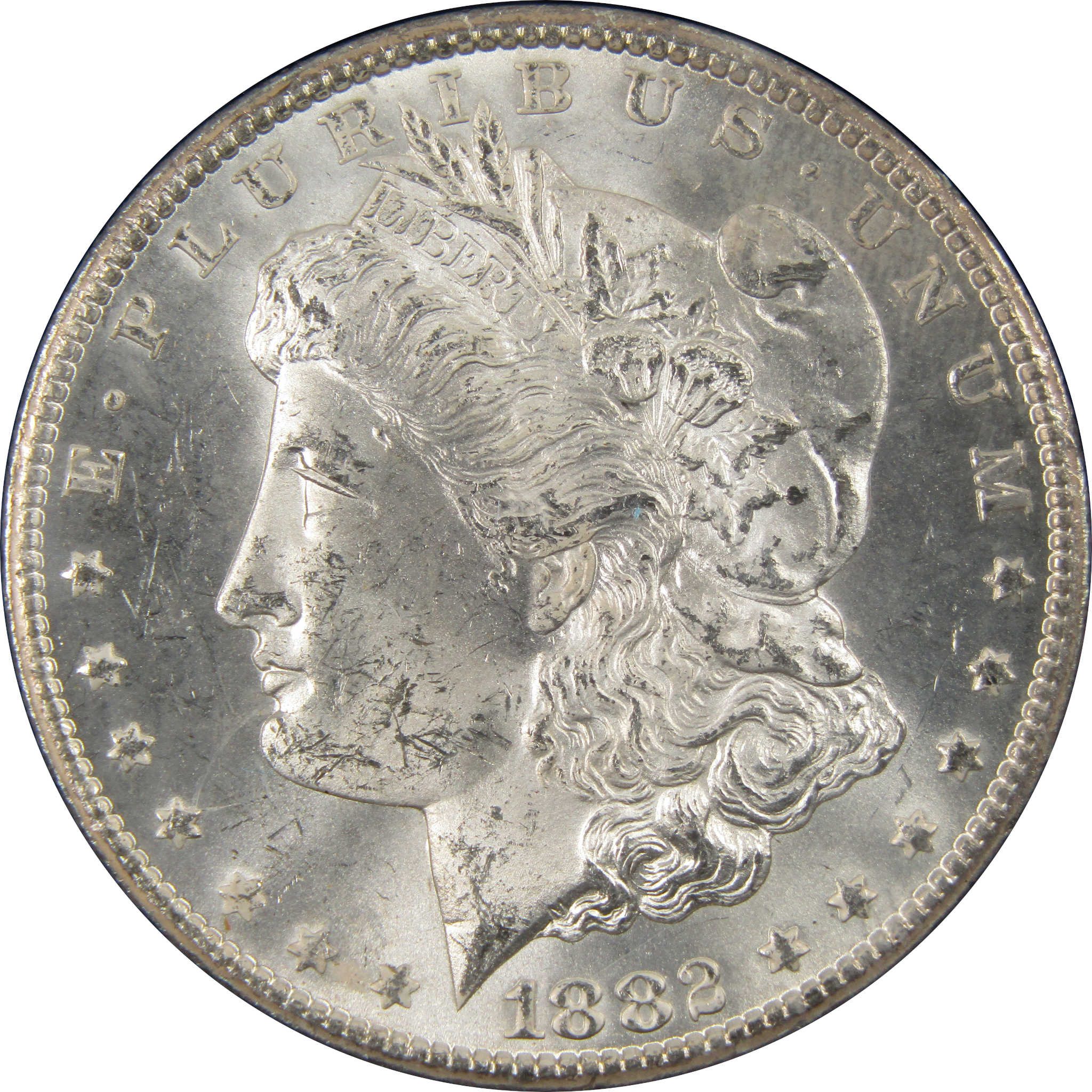 1882 CC GSA Morgan Dollar BU Uncirculated Silver $1 Coin SKU:I9864 - Morgan coin - Morgan silver dollar - Morgan silver dollar for sale - Profile Coins &amp; Collectibles