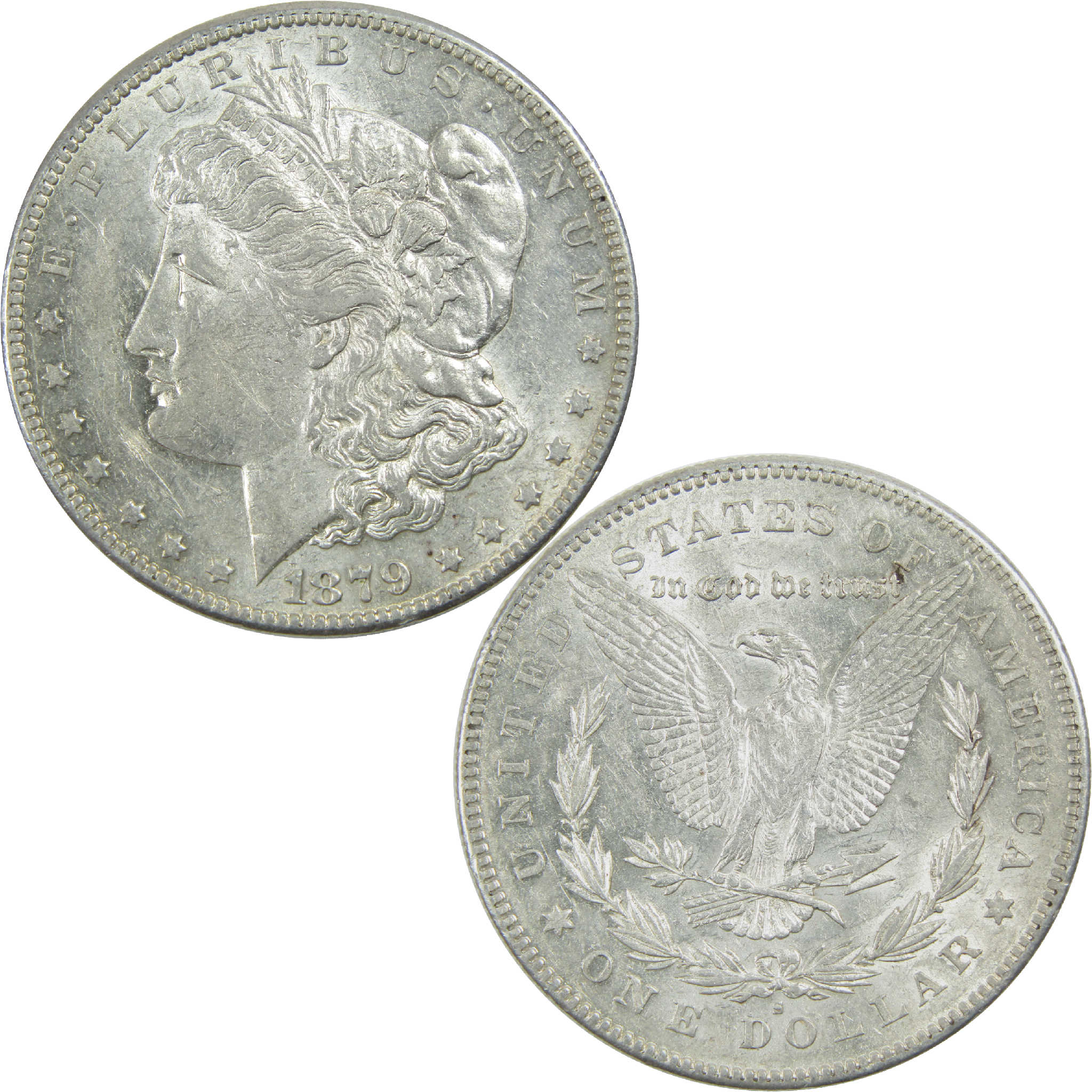 1879 S Rev 78 Morgan Dollar AU About Uncirculated Silver SKU:I13598 - Morgan coin - Morgan silver dollar - Morgan silver dollar for sale - Profile Coins &amp; Collectibles