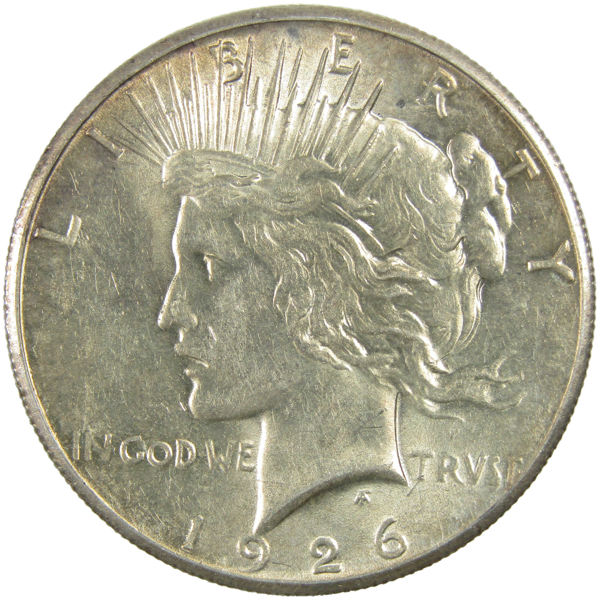 1926 Peace Dollar AU About Uncirculated Silver $1 Coin SKU:I12934