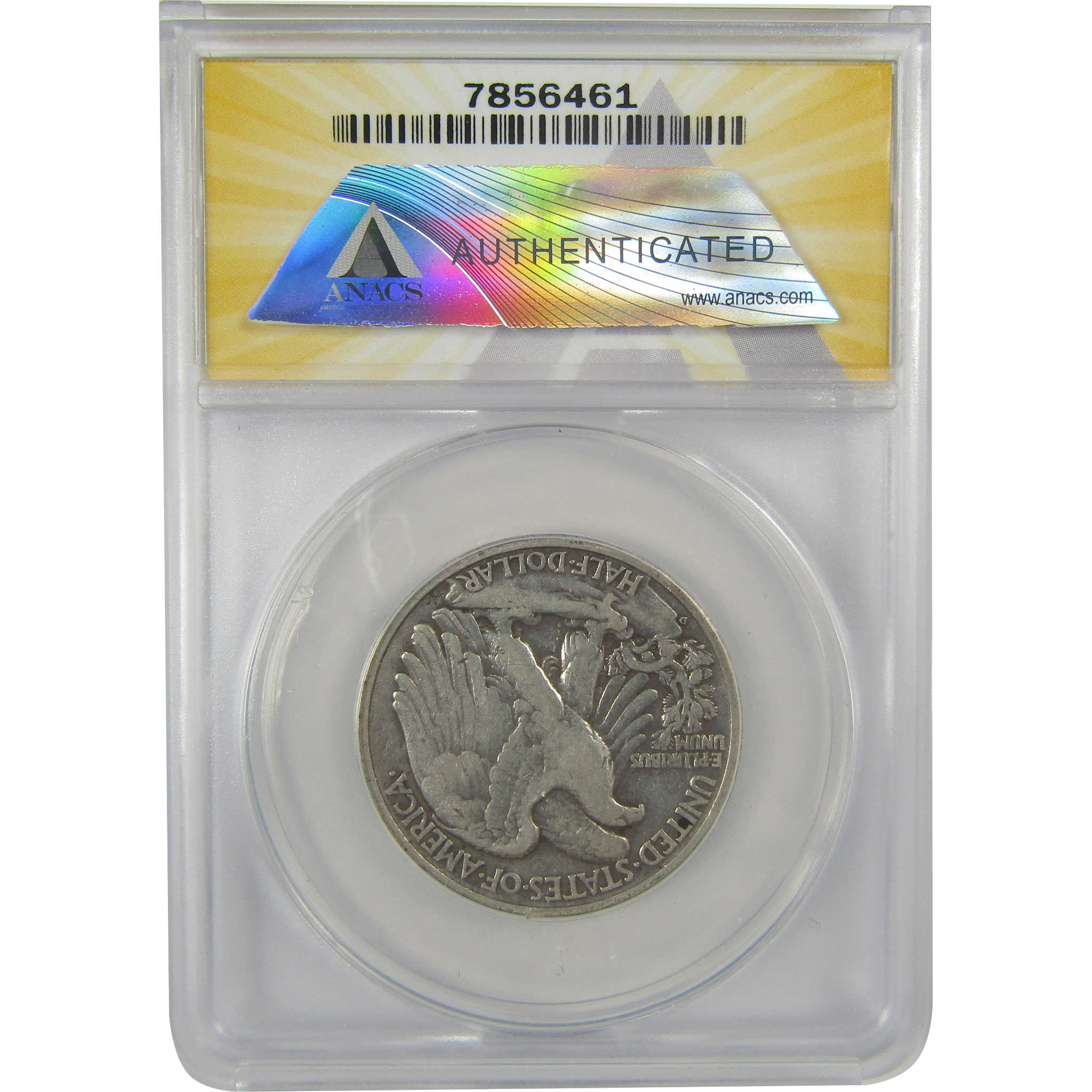 1938 D Liberty Walking Half Dollar VF 20 ANACS Silver SKU:I20853