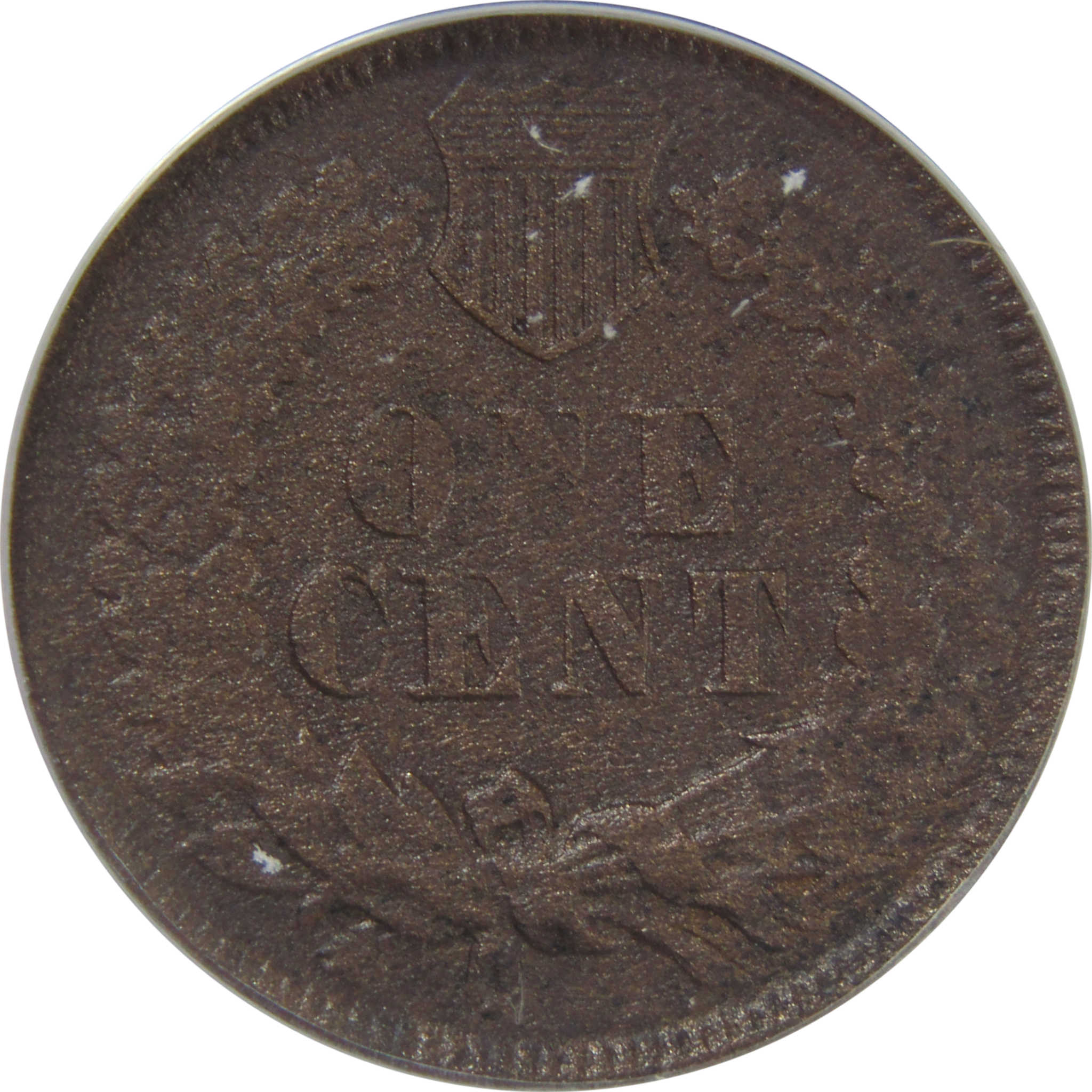 1864 L Indian Head Cent EF 40 Details ANACS Rotated Dies SKU:CPC1178