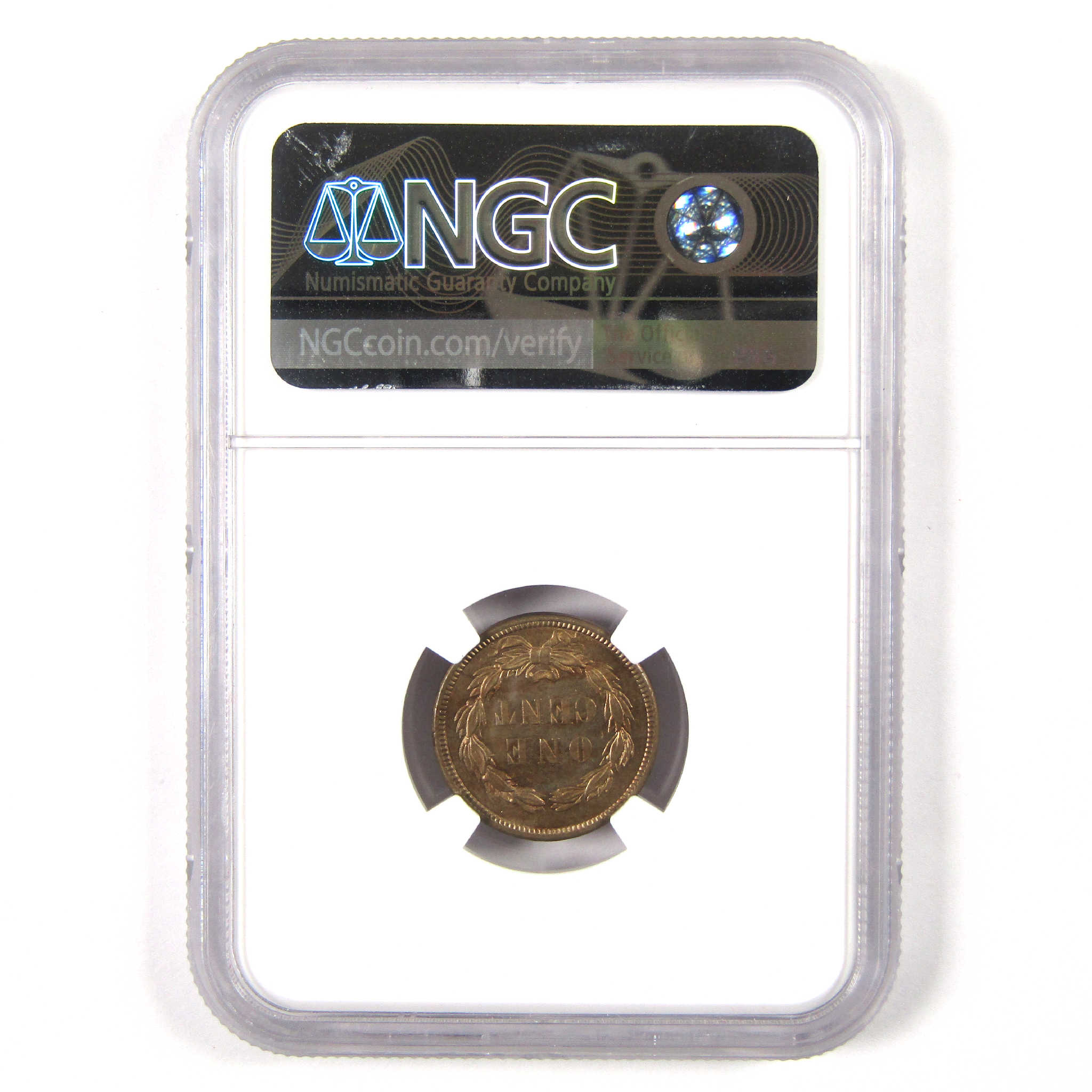 1859 Indian Head Cent MS 64 NGC Copper-Nickel 1c Unc SKU:I11384