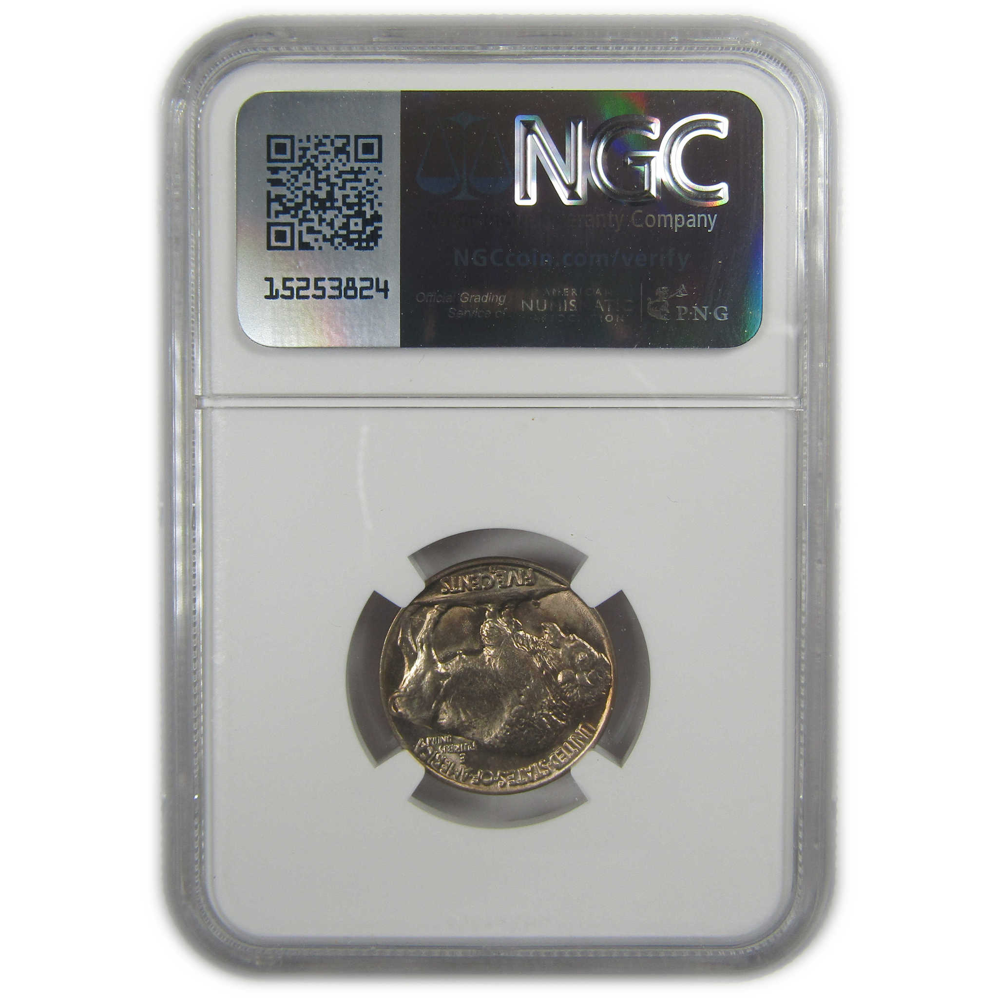 1938 D Indian Head Buffalo Nickel MS 66 NGC Bag Fragment SKU:I20544