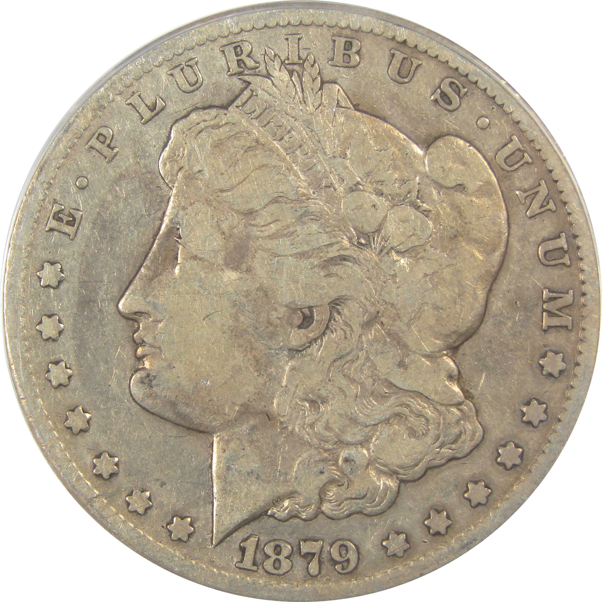 1879 CC VAM-3 Capped Die Top 100 Morgan Dollar F 12 ANACS SKU:I21924 - Morgan coin - Morgan silver dollar - Morgan silver dollar for sale - Profile Coins &amp; Collectibles