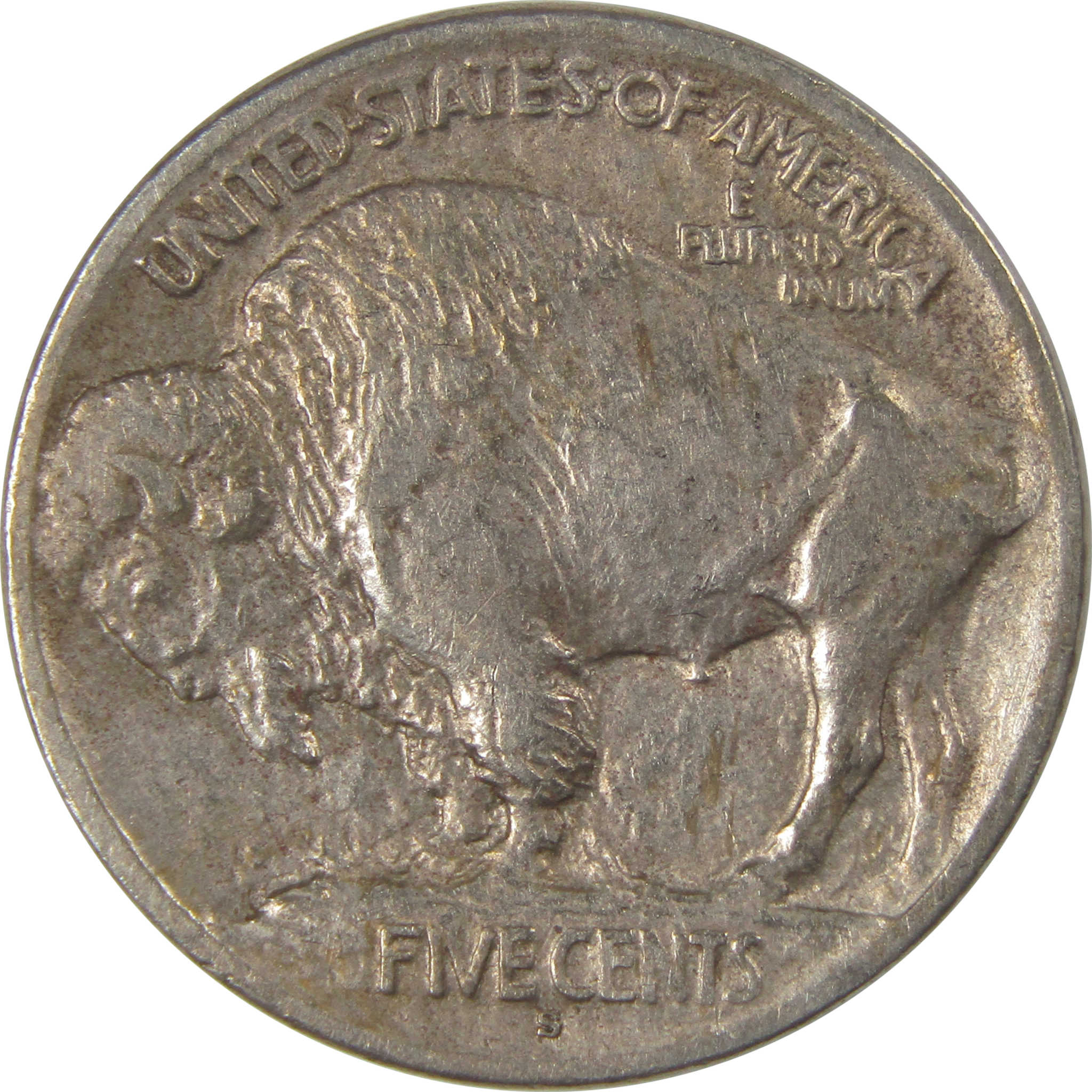 1913 S Type 1 Buffalo Nickel XF EF Extremely Fine Details SKU:I22861