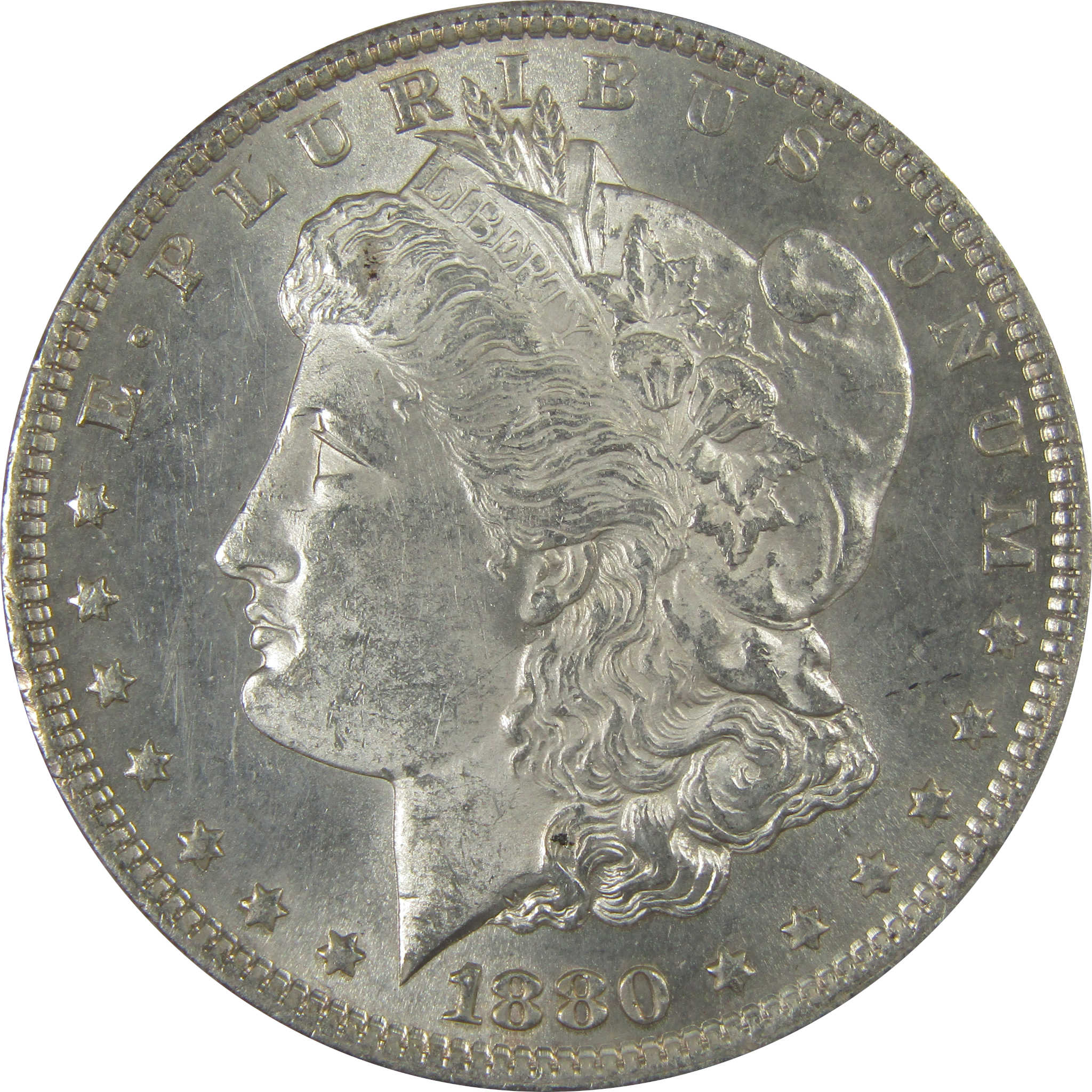 1880 Morgan Dollar Uncirculated Silver $1 Coin SKU:CPC1106 - Morgan coin - Morgan silver dollar - Morgan silver dollar for sale - Profile Coins &amp; Collectibles