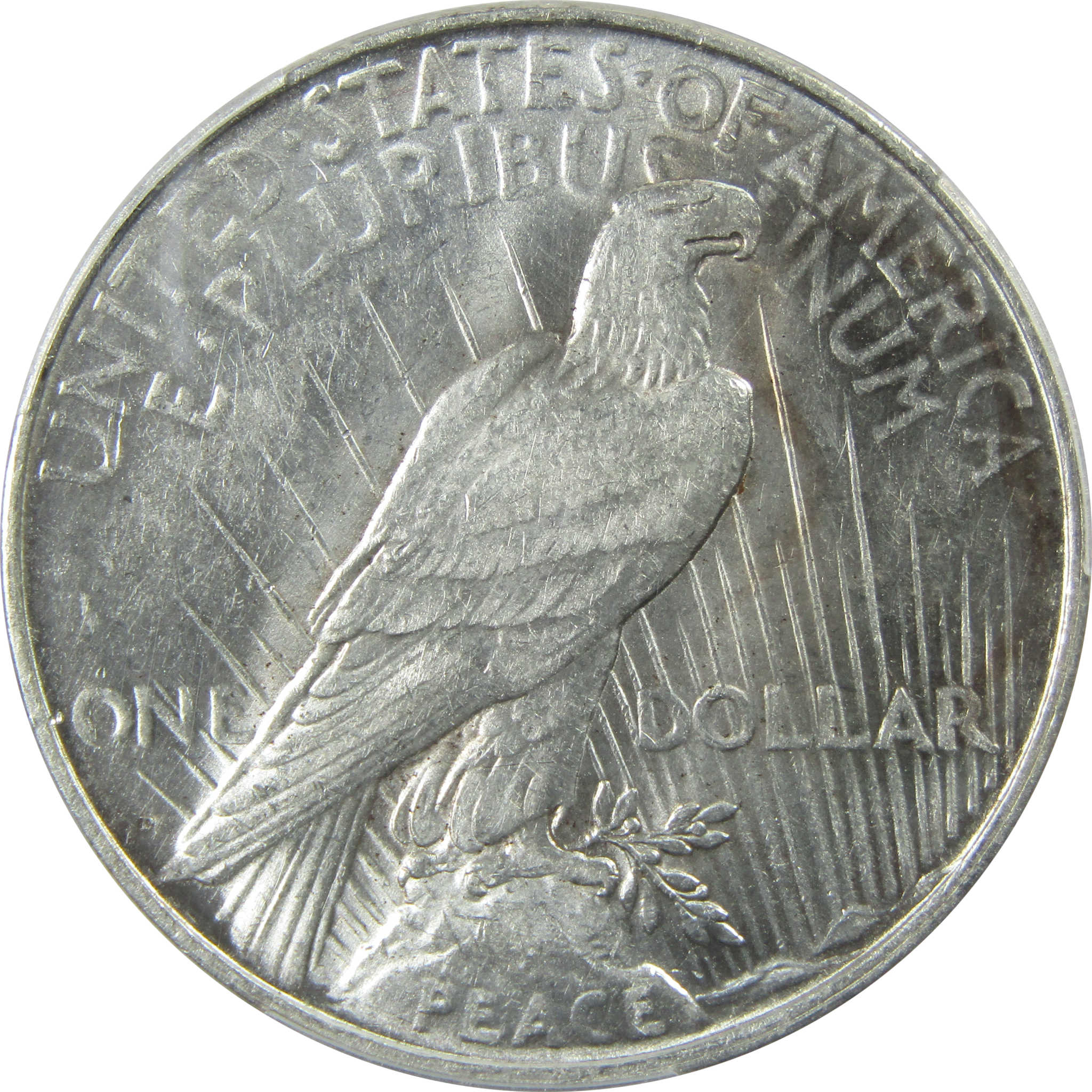 1927 D Peace Dollar AU 55 PCGS Silver $1 Coin SKU:I13801