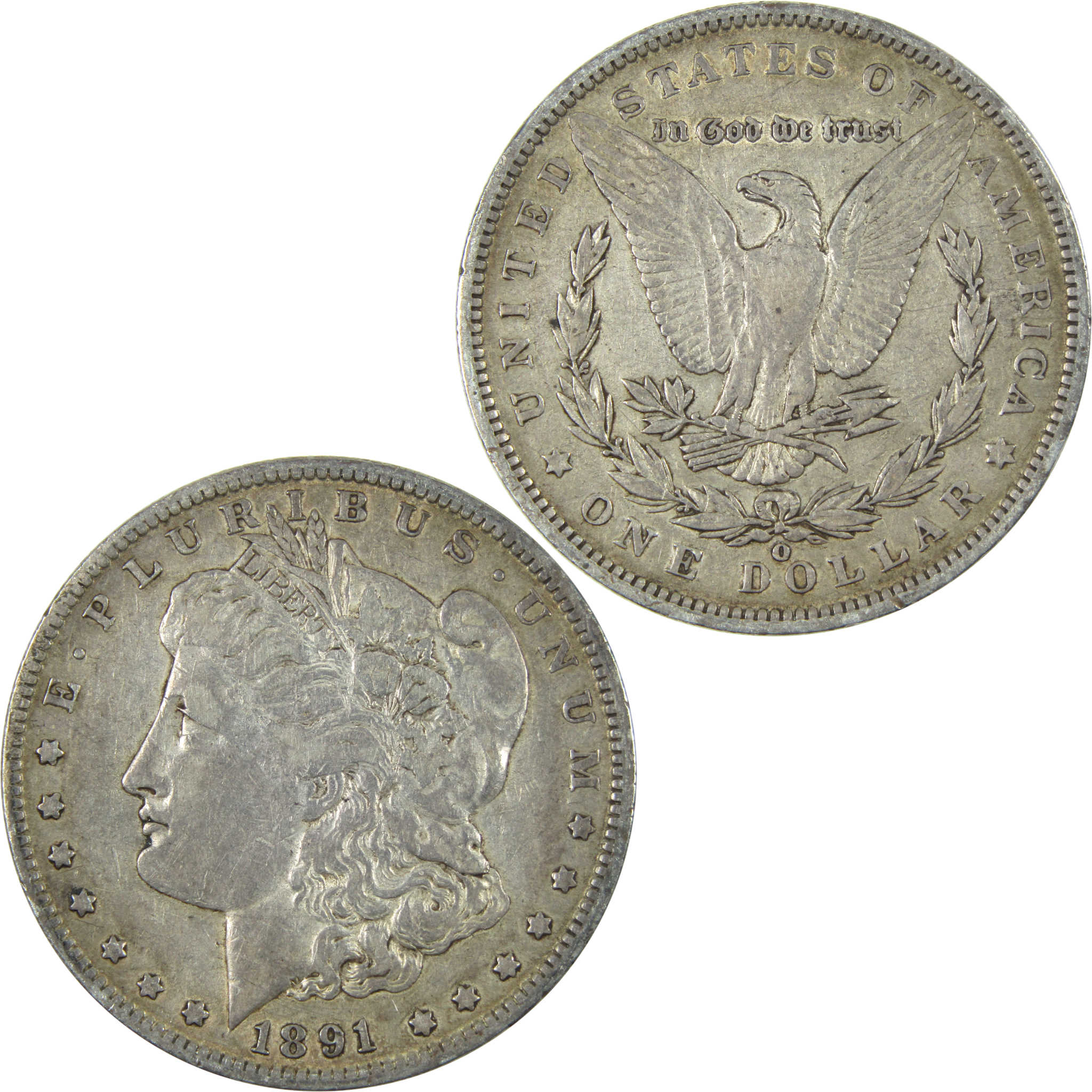 1891 O Morgan Dollar VF Very Fine Silver $1 Coin SKU:I14631 - Morgan coin - Morgan silver dollar - Morgan silver dollar for sale - Profile Coins &amp; Collectibles