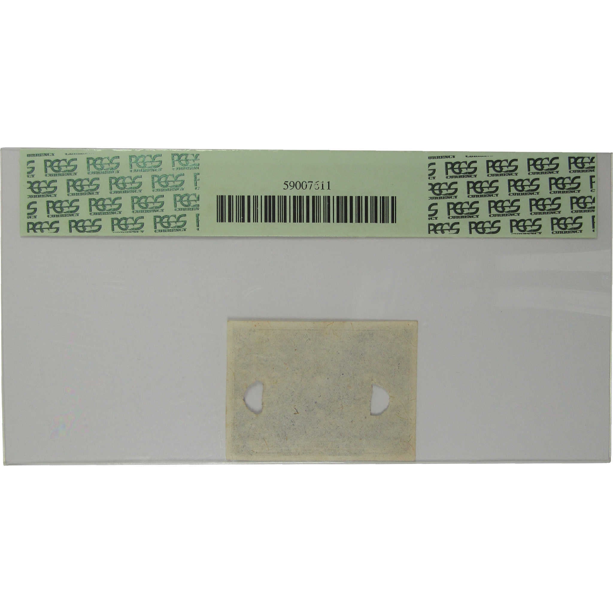 50c Fractional Note Second Issue Experimental Face Gem Unc 65 PPQ PCGS