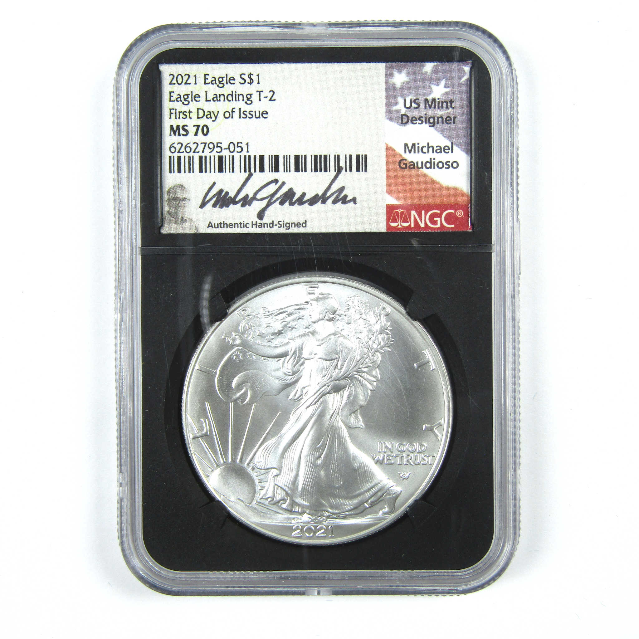 2021 Type 2 American Silver Eagle MS 70 NGC Gaudioso SKU:CPC6689