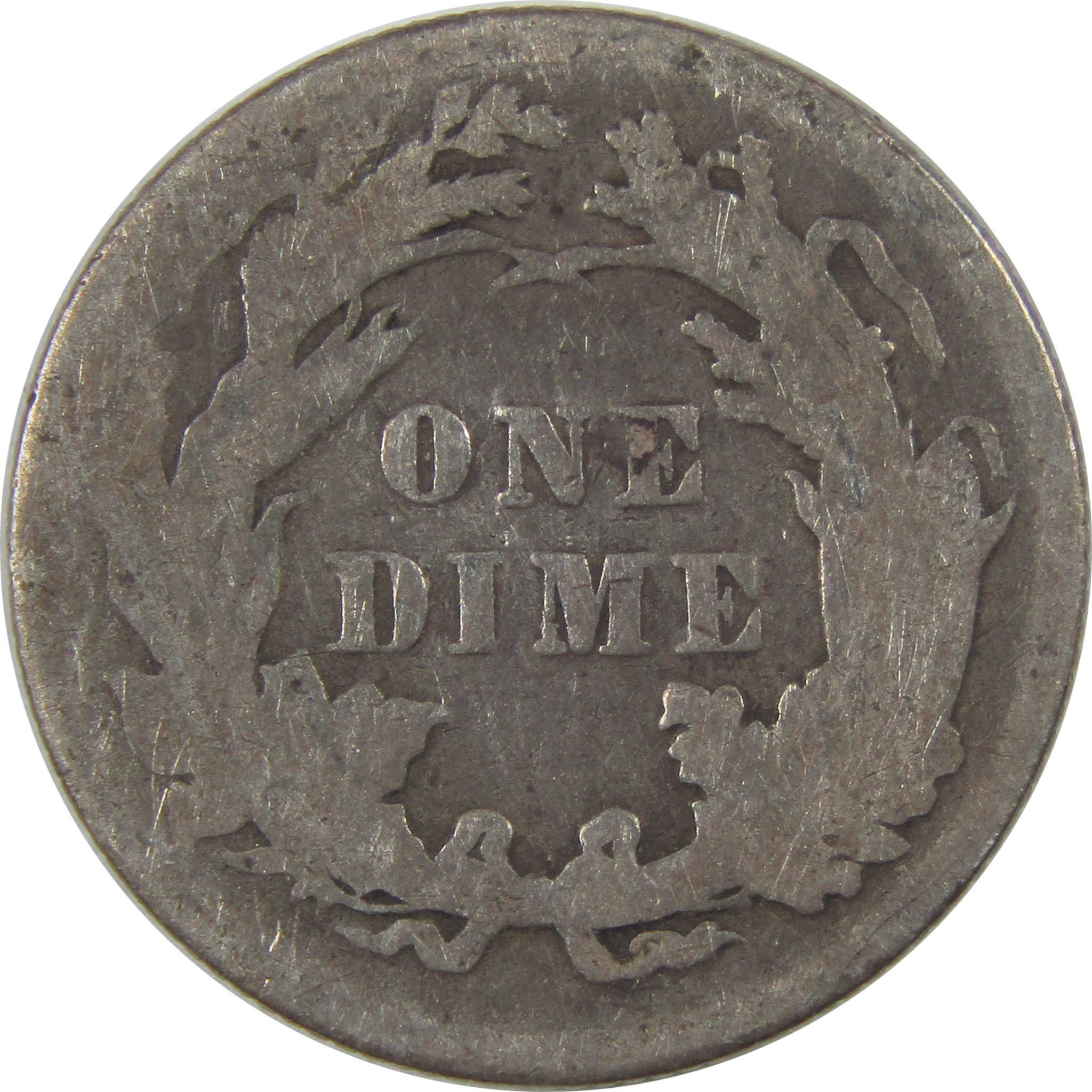 1889 Seated Liberty Silver Dime VG Very Good Details SKU:I24061