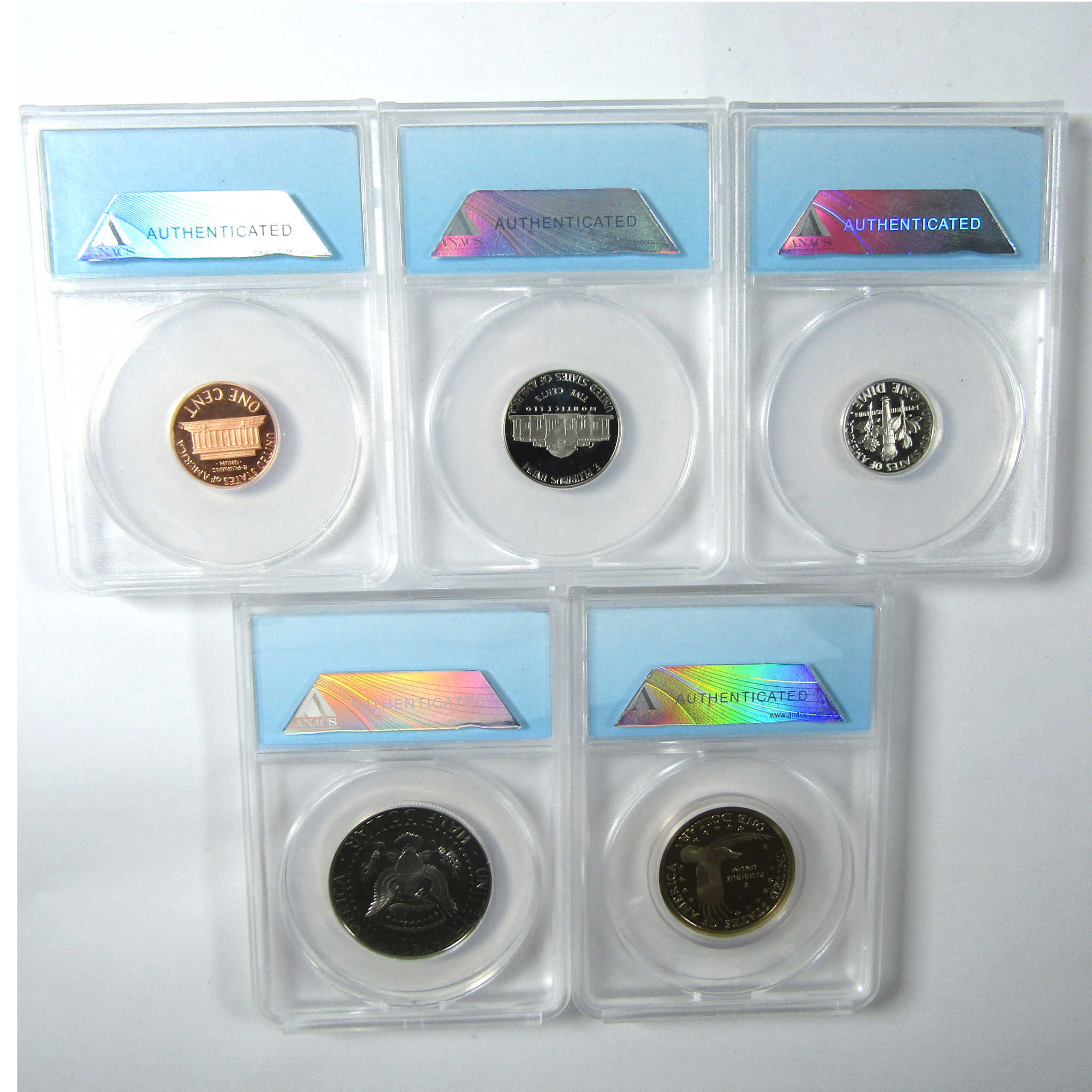 2008 S U.S Mint 14 Piece Set PR 70 DCAM ANACS 1st Day SKU:CPC6632