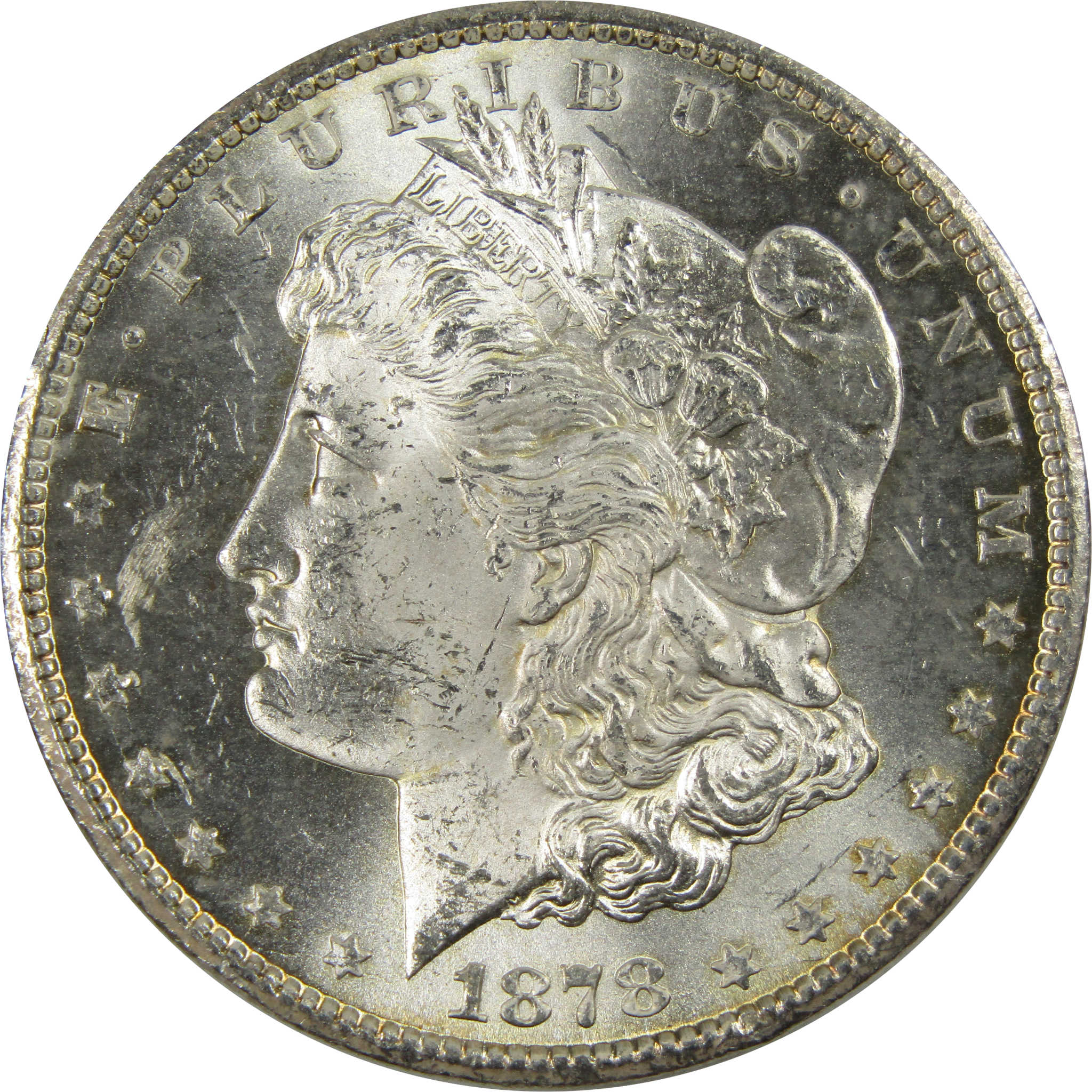 1878 CC Morgan Dollar BU Uncirculated 90% Silver $1 Coin SKU:I7790 - Morgan coin - Morgan silver dollar - Morgan silver dollar for sale - Profile Coins &amp; Collectibles