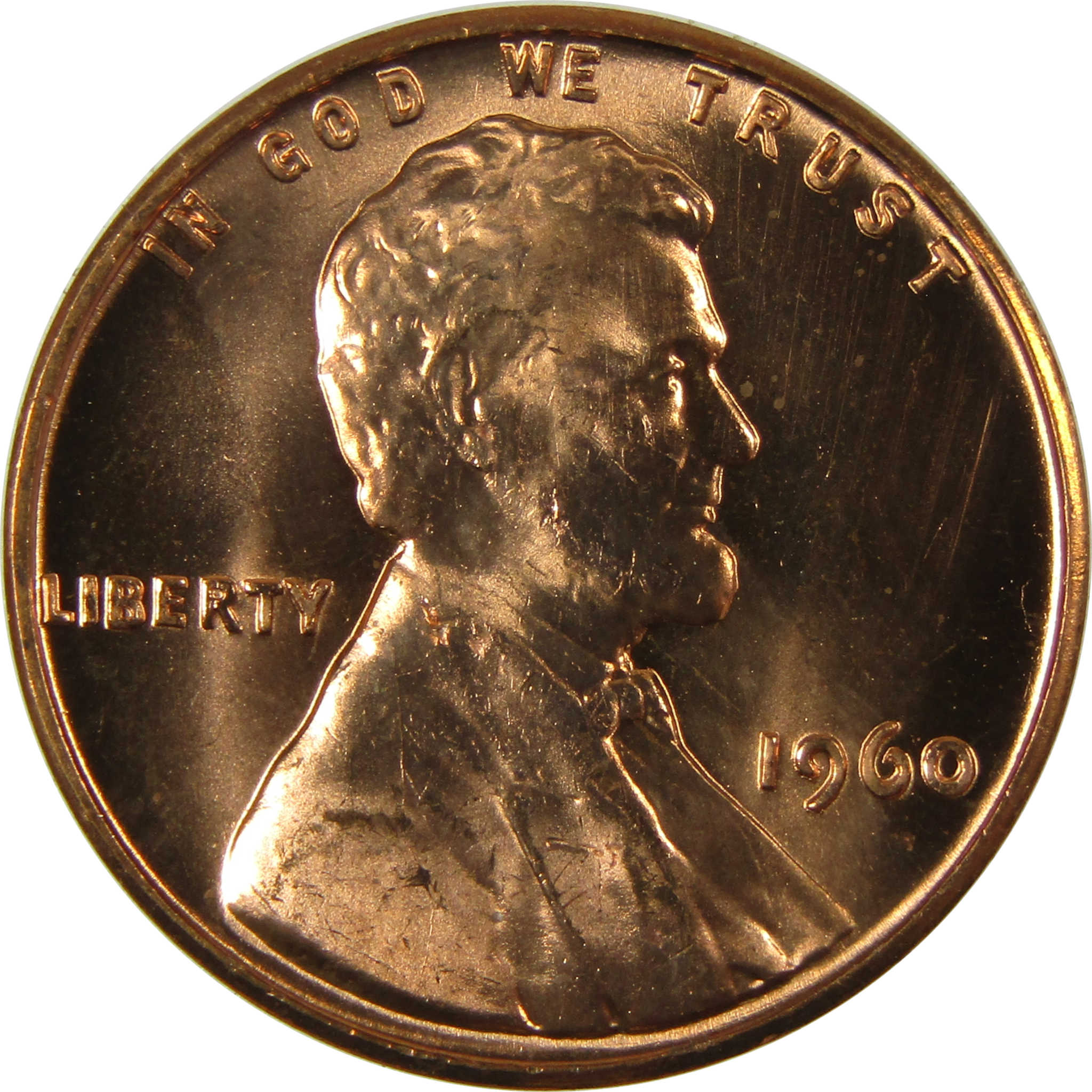 1960 Small Date Lincoln Memorial 1c Uncirculated Mint State SKU:I26574
