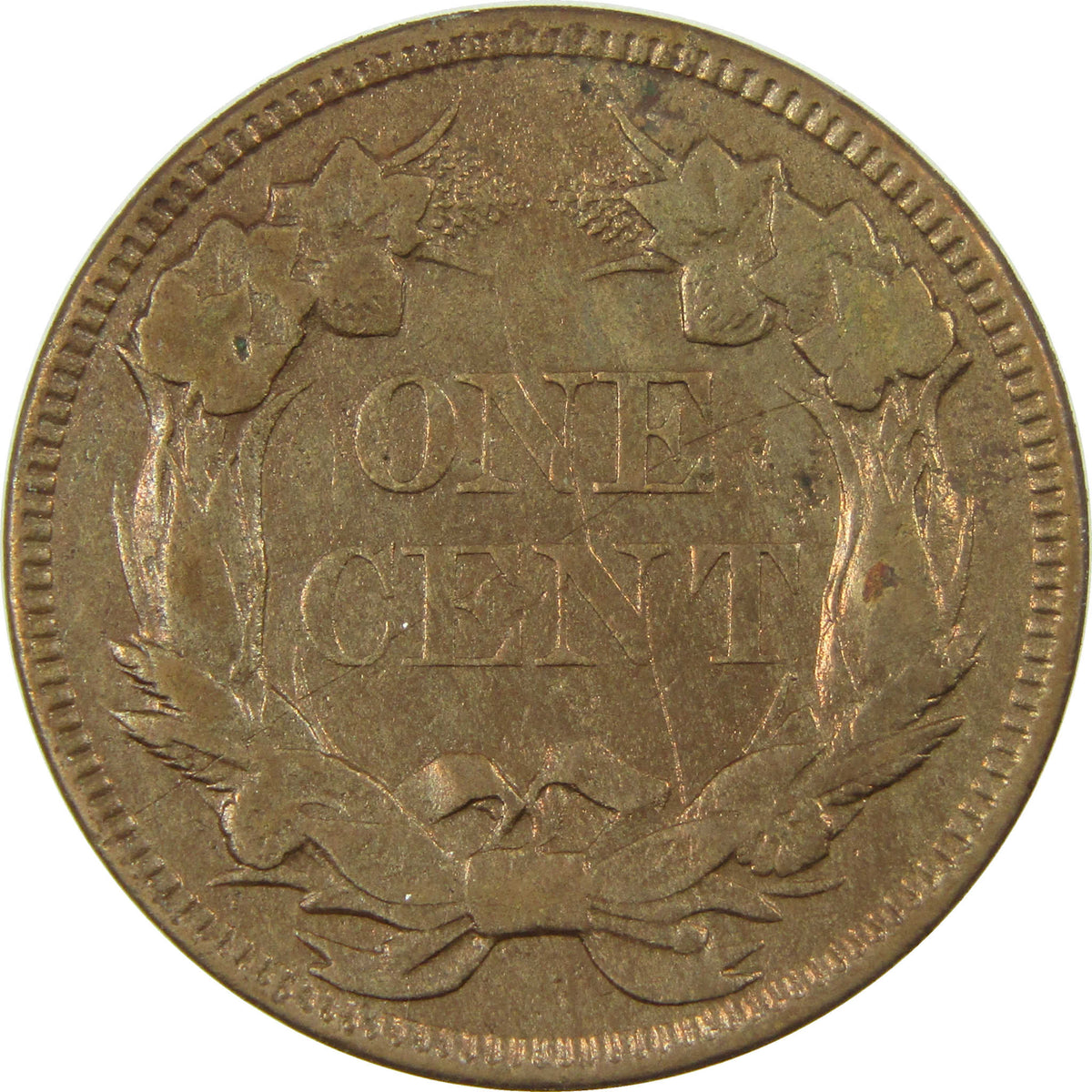 1857 Flying Eagle Cent XF EF Extremely Fine Details 1c Coin SKU:CP1808