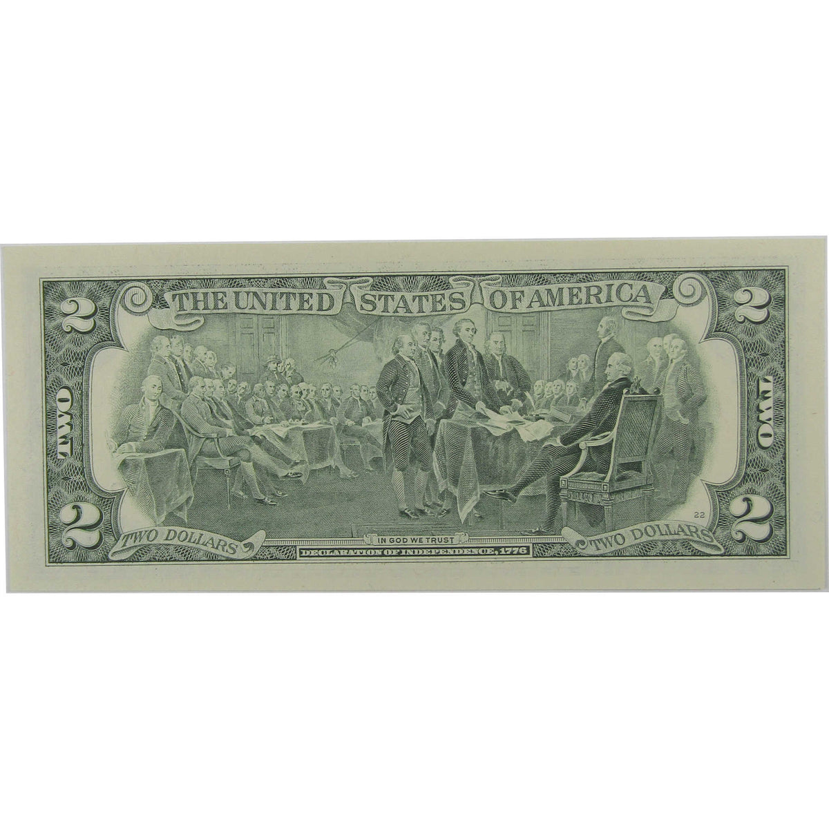 2003 A $2 Federal Reserve Binary Radar Repeater Note Uncirculated