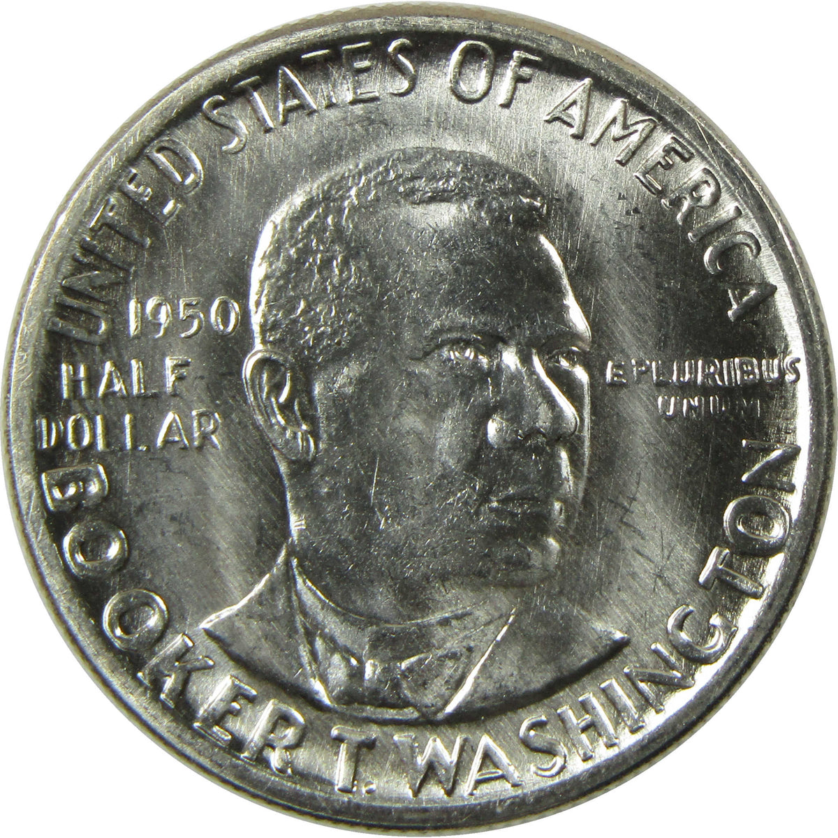 1950 Booker T Washington Commemorative Silver 50c Choice Uncirculated