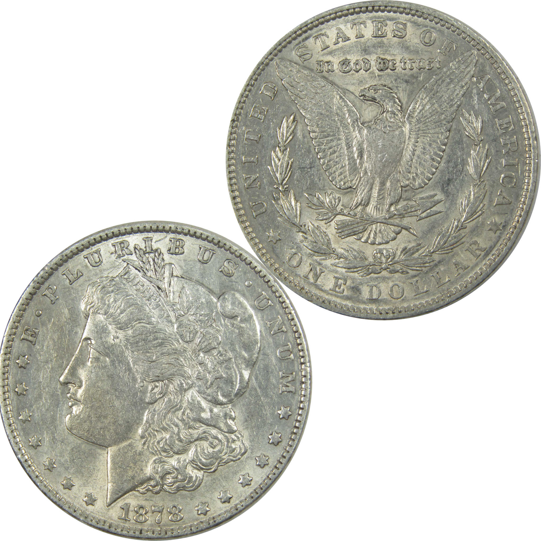 1878 Rev 79 Morgan Dollar AU About Uncirculated Silver SKU:I15471 - Morgan coin - Morgan silver dollar - Morgan silver dollar for sale - Profile Coins &amp; Collectibles