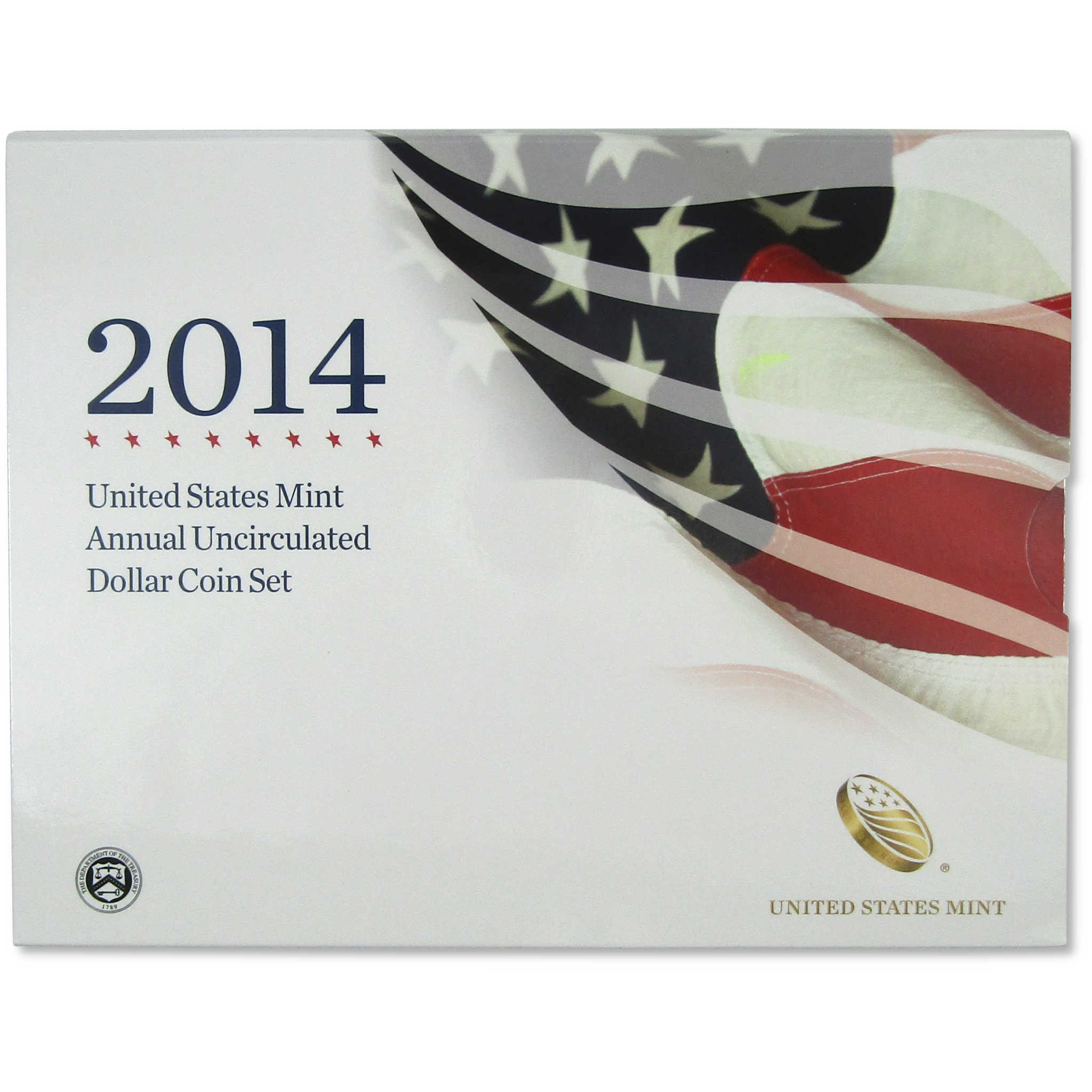 2014 U.S. Mint Annual Uncirculated Dollar Coin Set OGP COA SKU:CPC3851