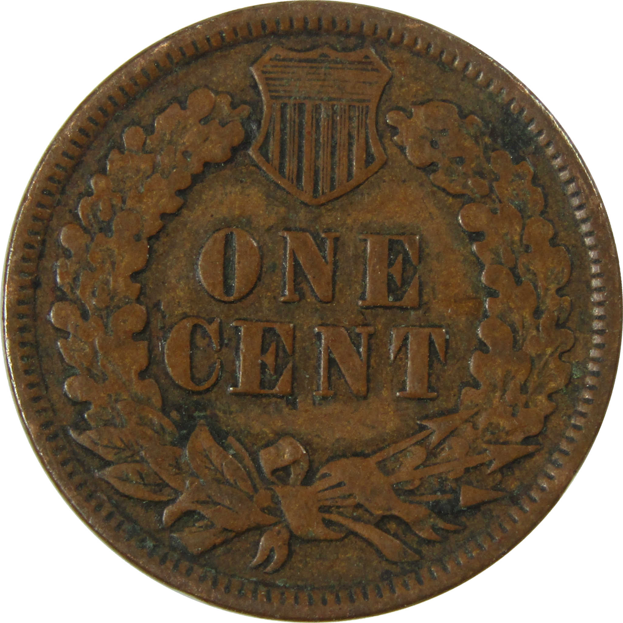 1898 Indian Head Cent F Fine Penny 1c Coin Collectible SKU:I26945