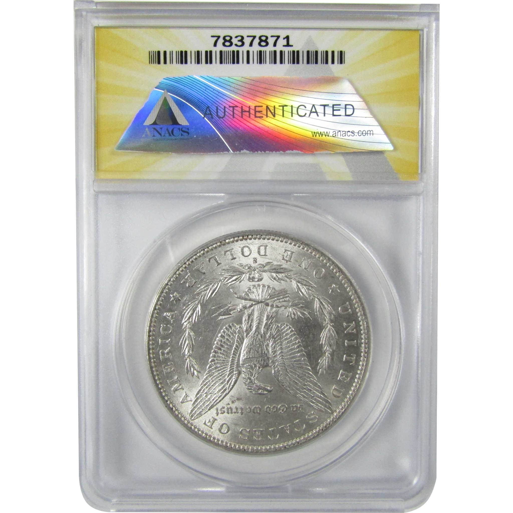 1883 S Morgan Silver Dollar AU 53 Details ANACS $1 Coin SKU:CP595 - Morgan coin - Morgan silver dollar - Morgan silver dollar for sale - Profile Coins &amp; Collectibles