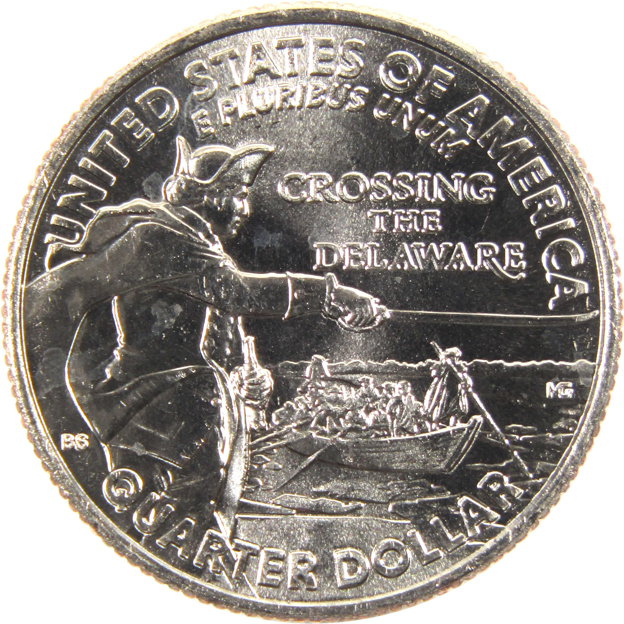 2021 D Washington Crossing the Delaware Quarter Uncirculated Clad Coin