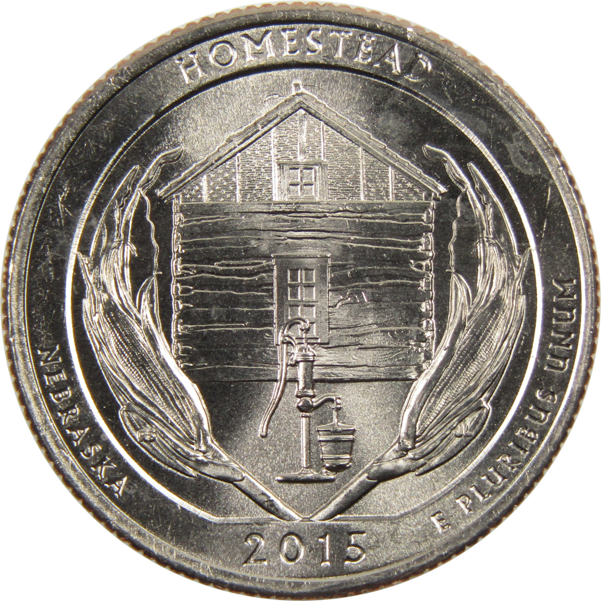 2015 P Homestead National Park Quarter BU Uncirculated Clad 25c Coin