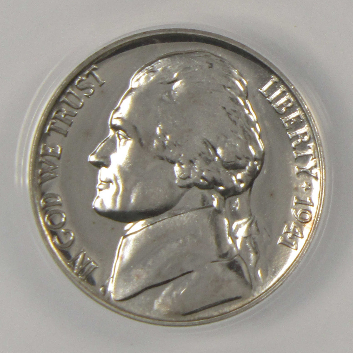 1941 Jefferson Nickel PF 65 ANACS Proof 5c Coin Collectible SKU:I28766