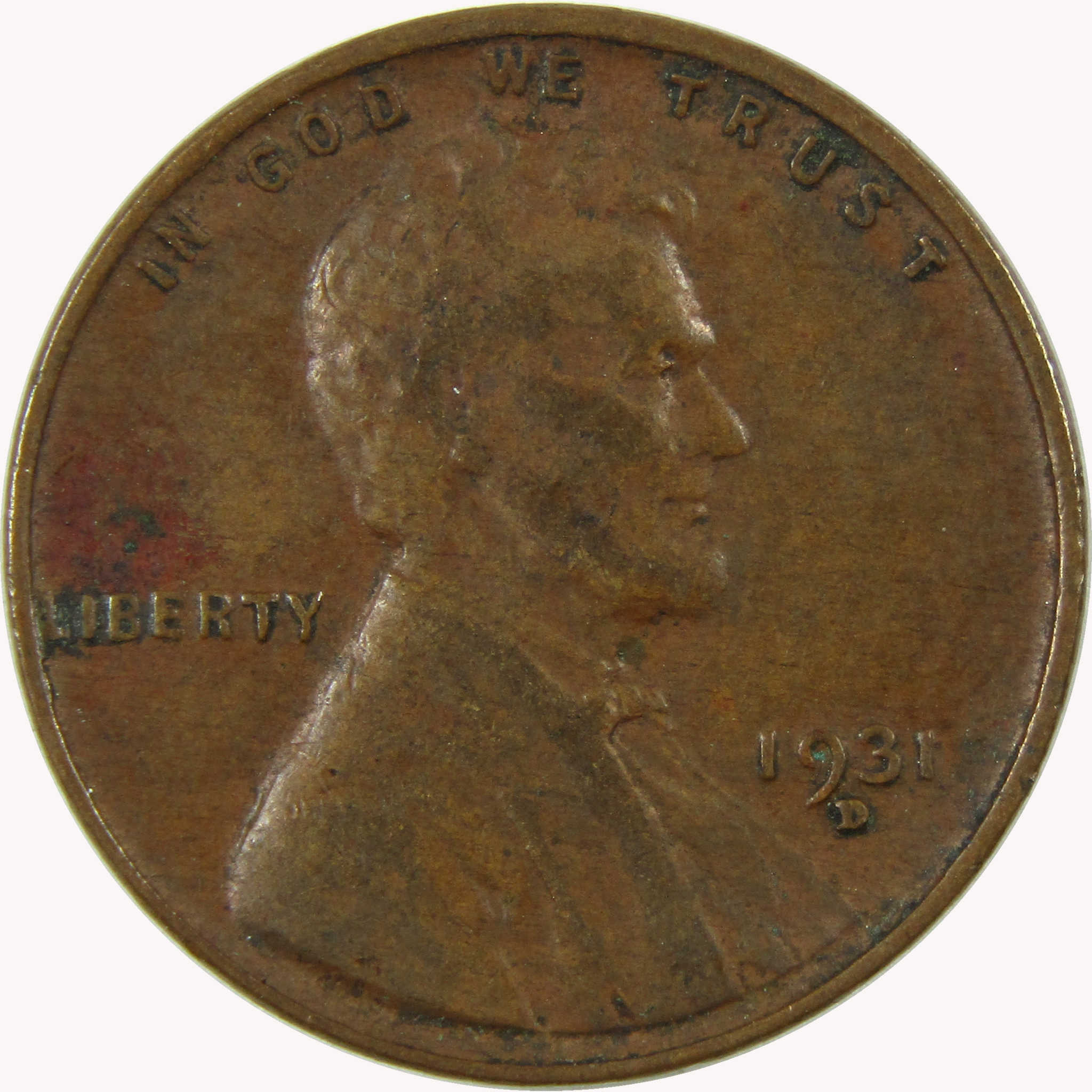 1931 D Lincoln Wheat Cent VF Very Fine Penny 1c Coin SKU:I26489