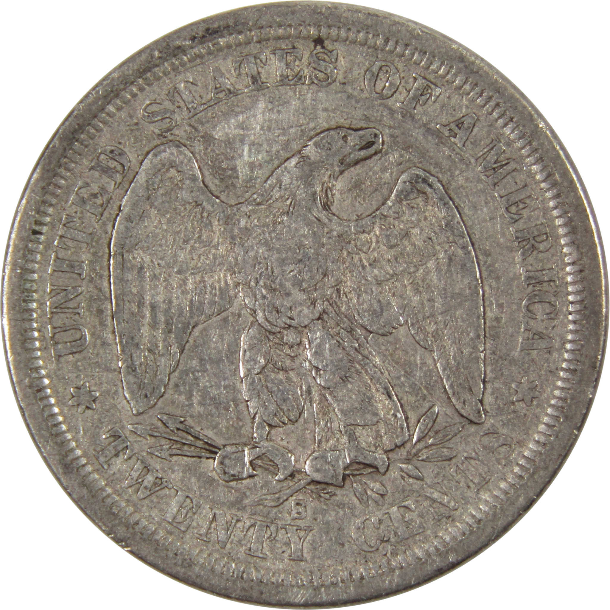 1875 S Seated Liberty Twenty Cent VG Very Good Silver 20c SKU:I8371