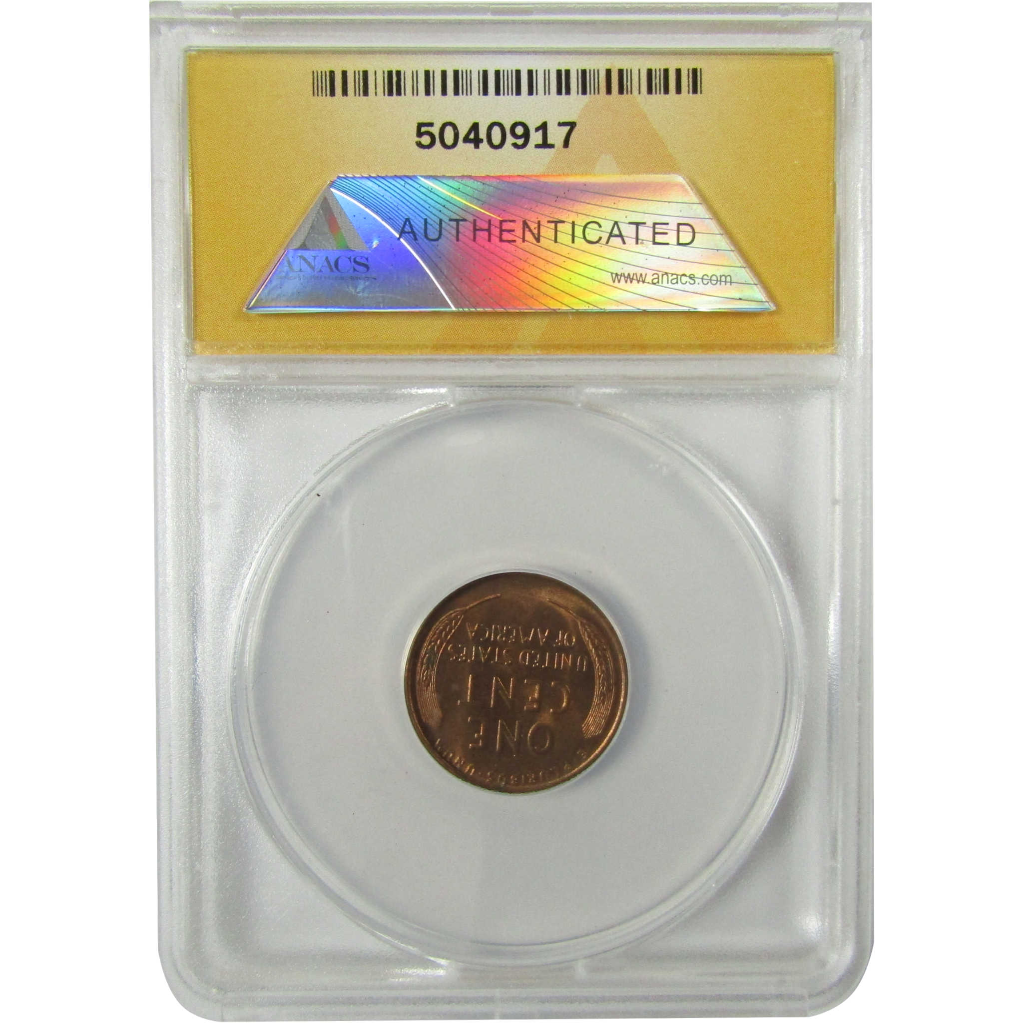1931 S Lincoln Wheat Cent MS 63 RB ANACS Penny 1c Coin SKU:I28427
