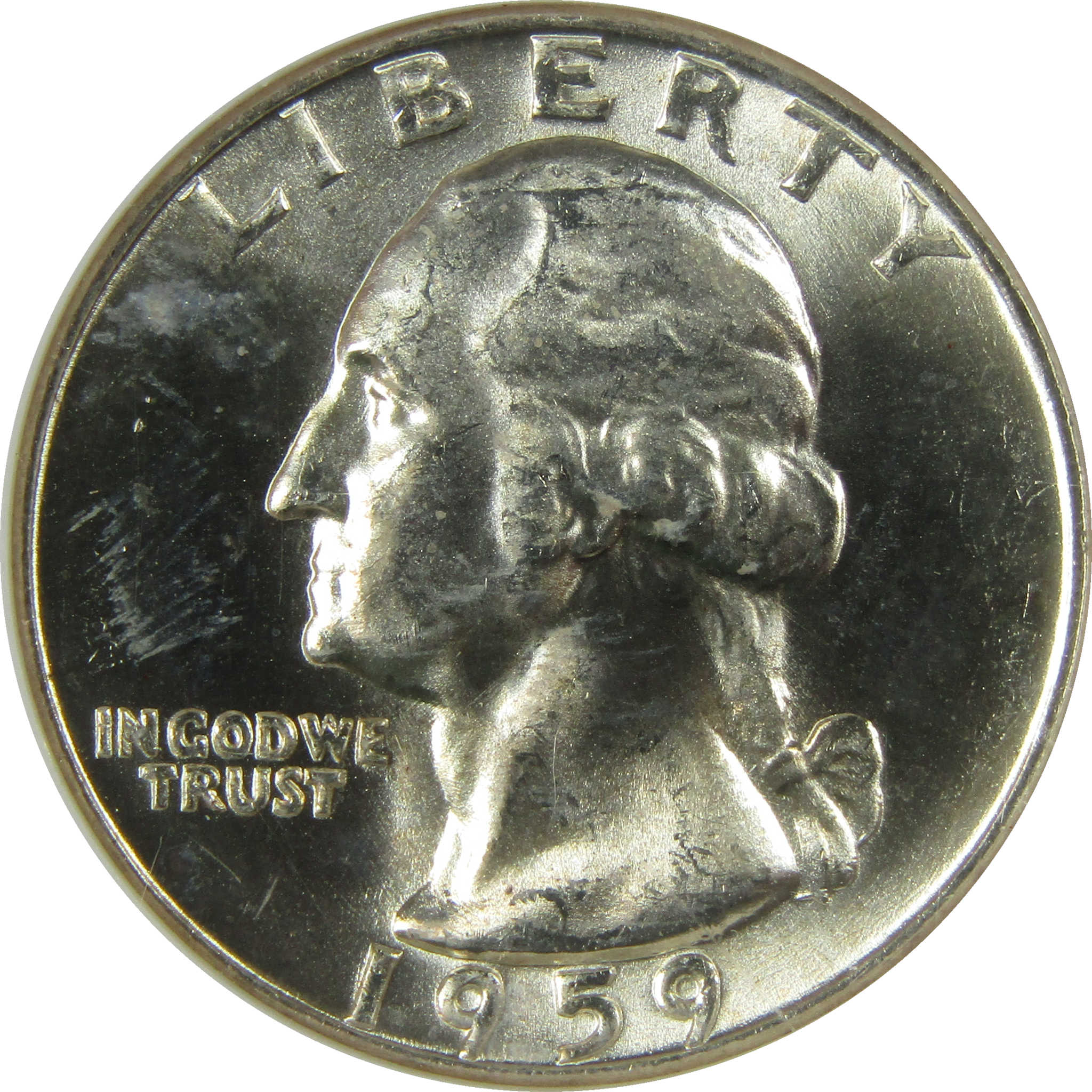 1959 D Washington Silver Quarter MS 65 W NGC Uncirculated SKU:CP1558