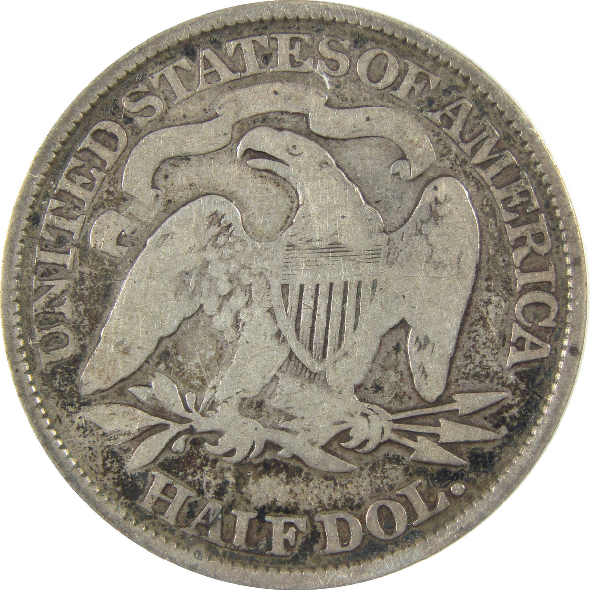 1875 Seated Liberty Silver Half Dollar G 6 Details ANACS SKU:I28555