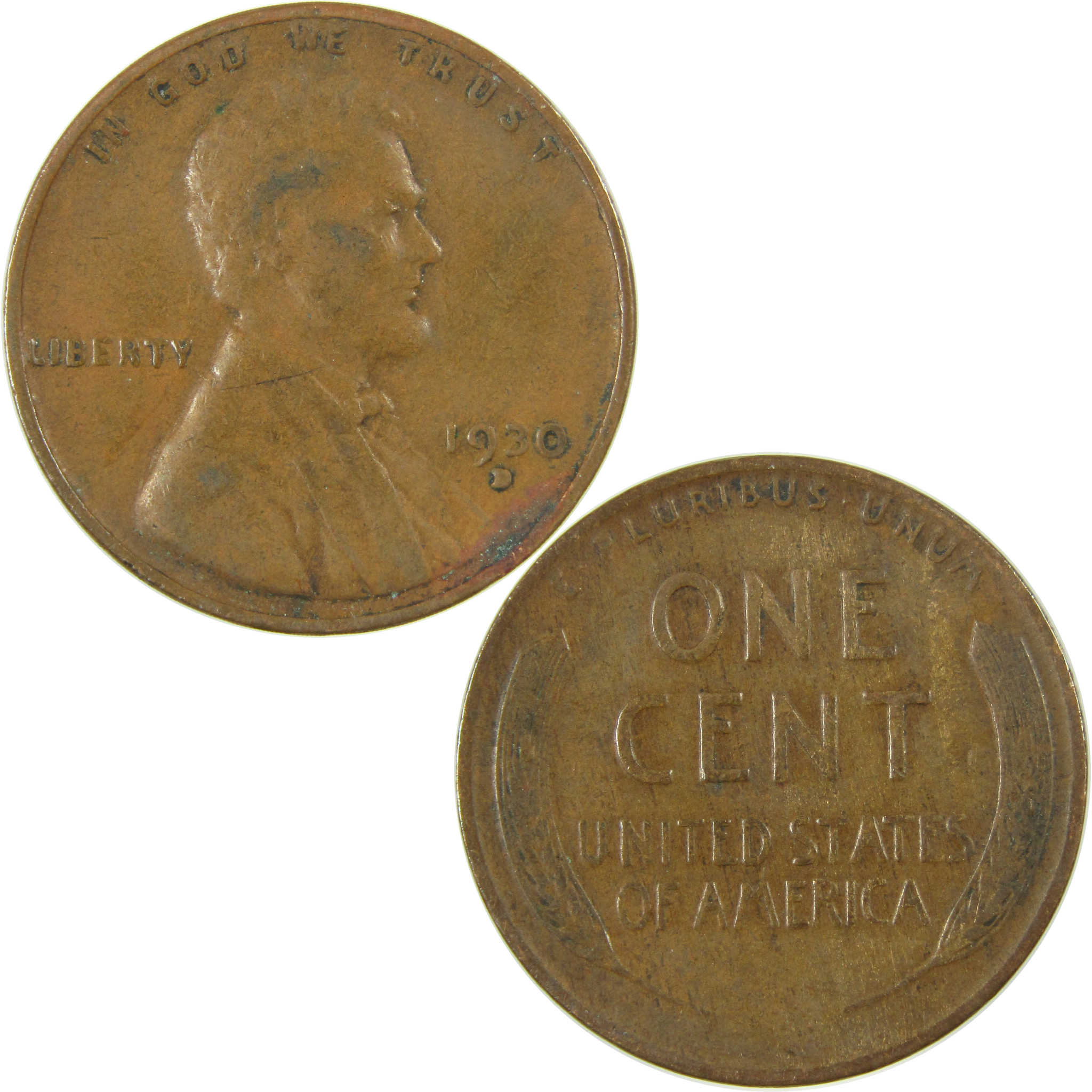 1930 D Lincoln Wheat Cent VF Very Fine Penny 1c Coin SKU:I27138