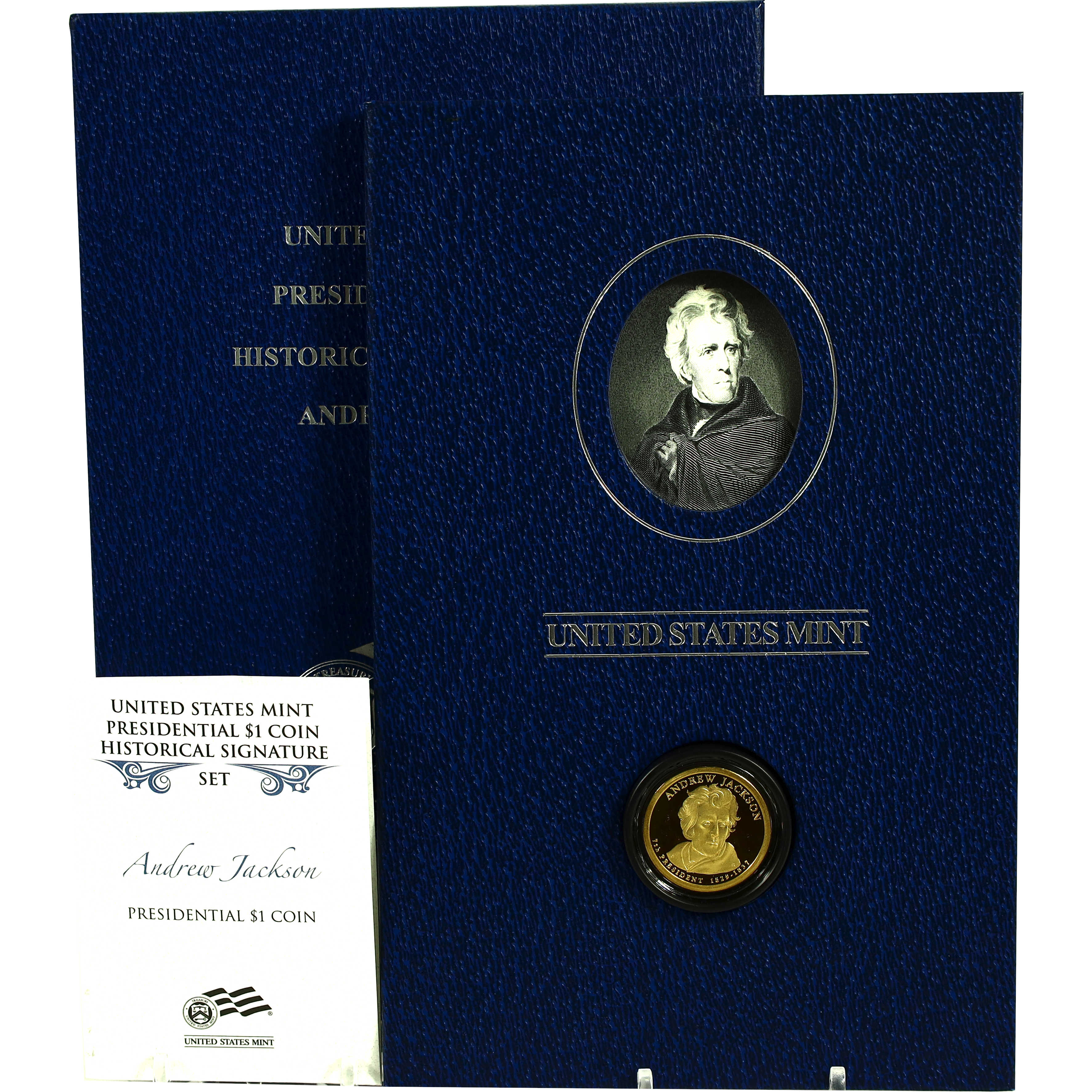 2008 S Andrew Jackson Presidential Dollar Signature Set SKU:CPC9047