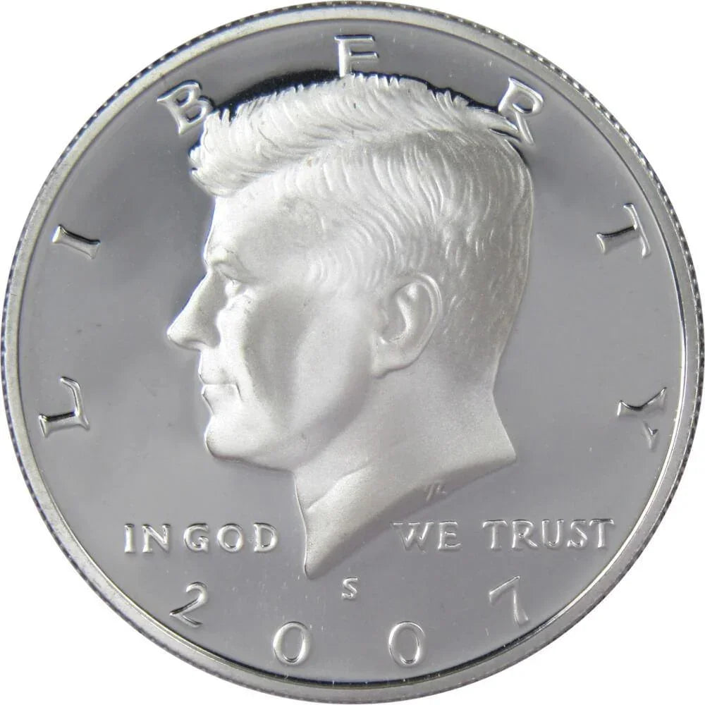 2007 S Kennedy Silver Half Dollar Proof 50c Coin Collectible
