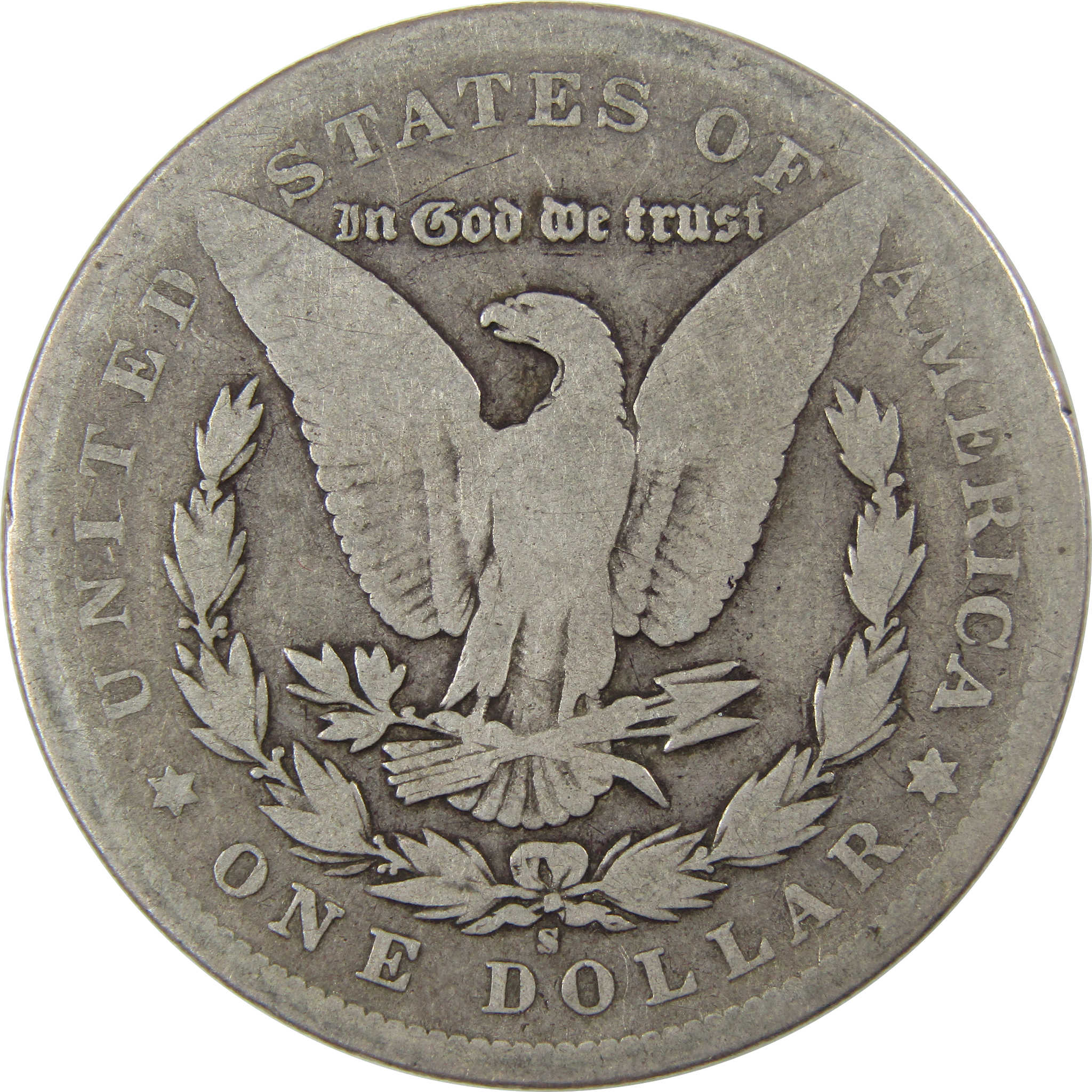 1892 S Morgan Dollar G Good Silver $1 Coin Collectible SKU:I23457