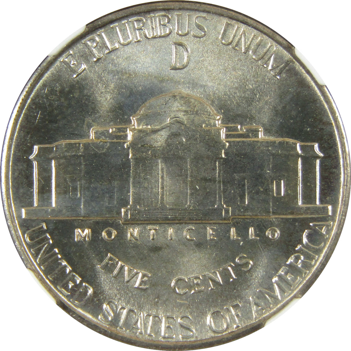 1943 D Jefferson Wartime Silver Nickel MS 67 6FS NGC Coin SKU:I28717