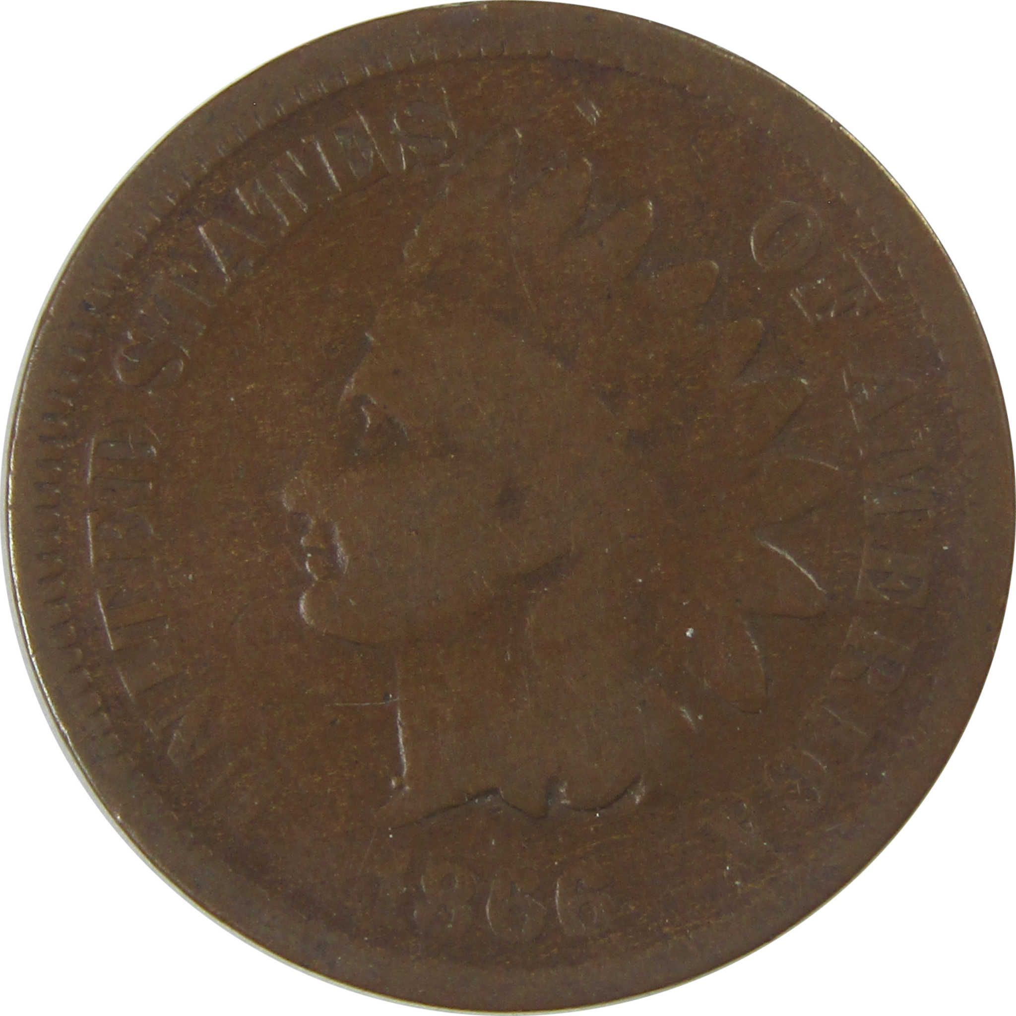 1866 Indian Head Cent G Good Penny 1c Coin SKU:I23180