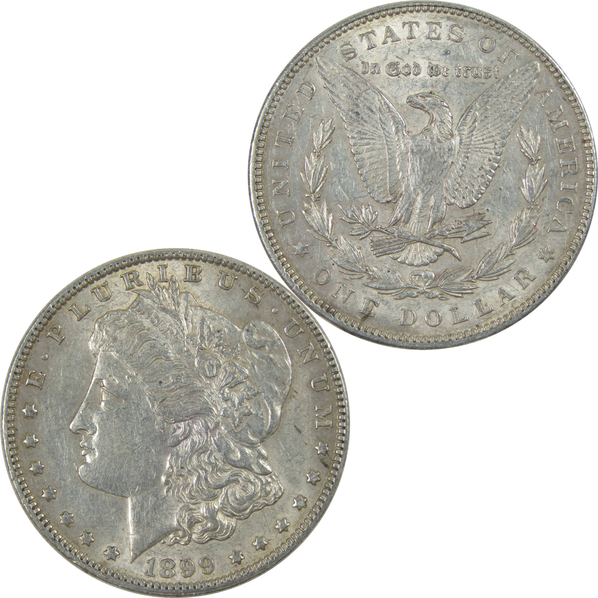 1899 Morgan Dollar XF EF Extremely Fine Silver $1 Coin SKU:I16563 - Morgan coin - Morgan silver dollar - Morgan silver dollar for sale - Profile Coins &amp; Collectibles