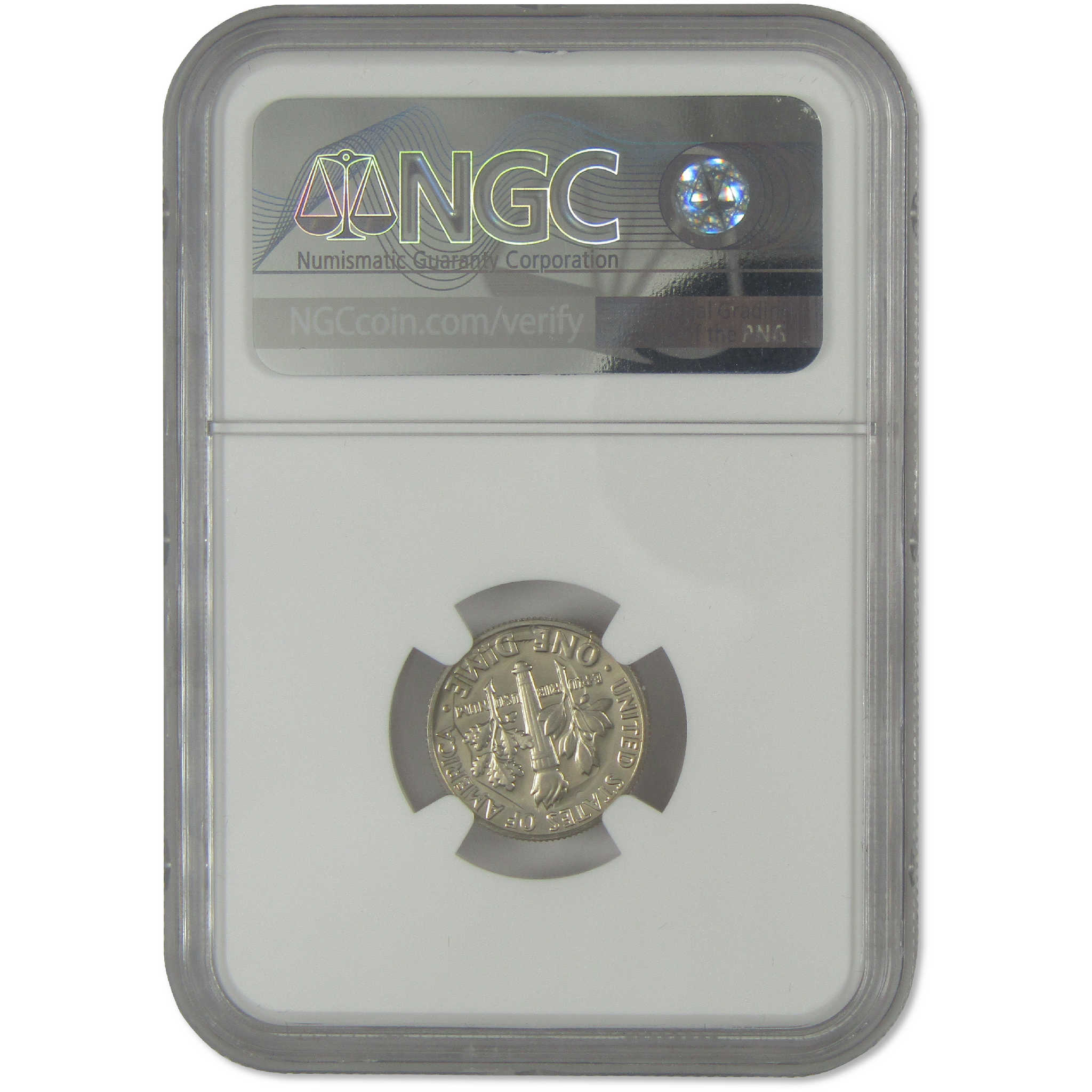 1978 S Roosevelt Dime PF 69 UCAM NGC Clashed Dies Obverse Struck Thru