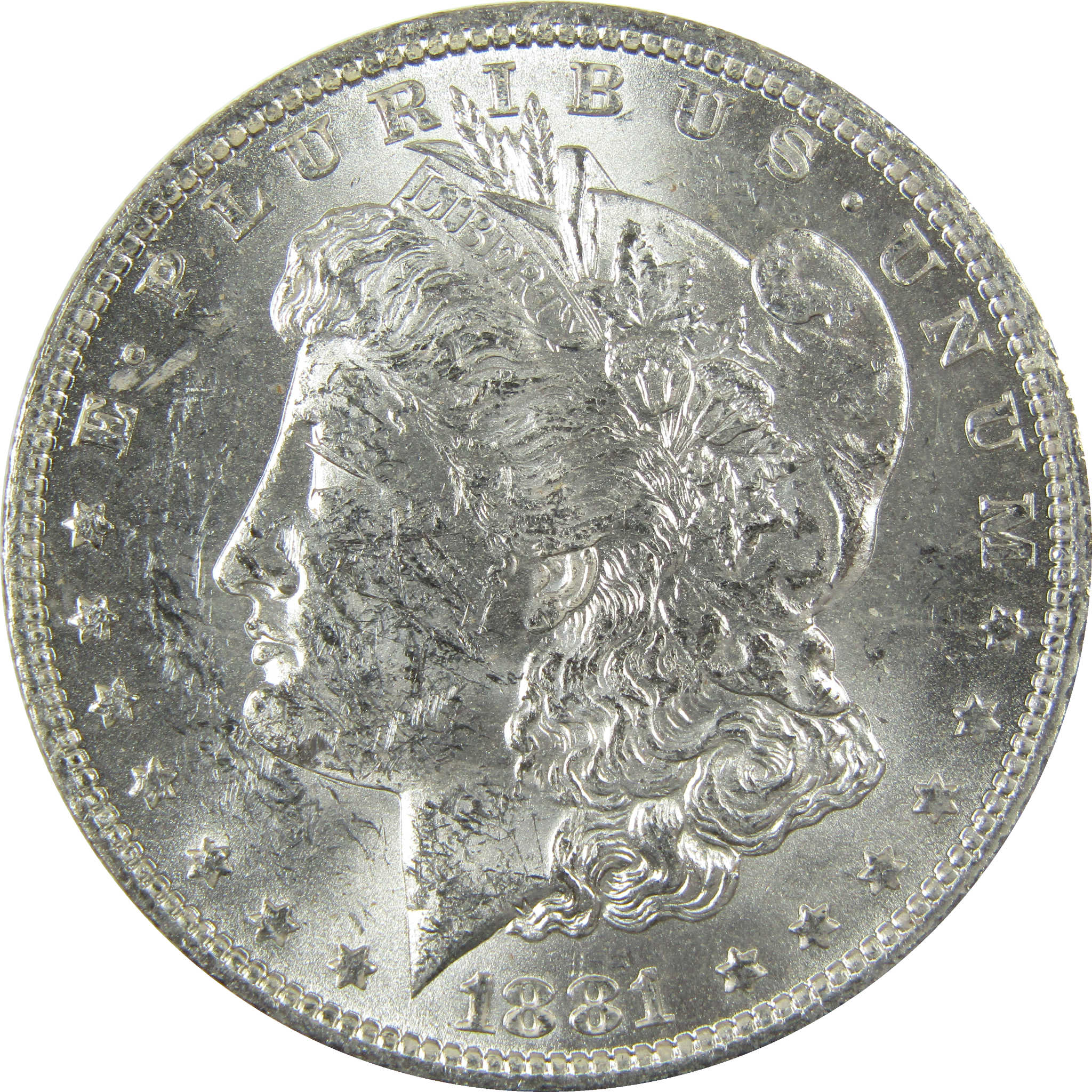 1881 O Morgan Silver Dollar Uncirculated Mint State $1 Coin SKU:I27718