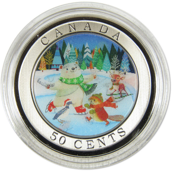 2026 Canada Whimsical Winter Half Dollar Lenticular Coin Uncirculated